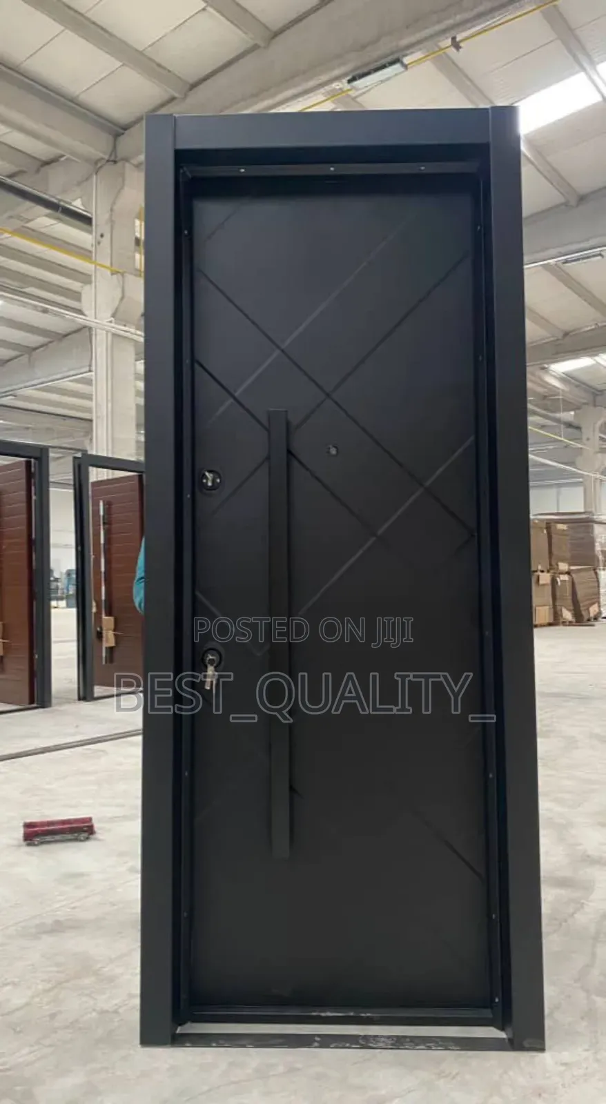 3ft Pure Steel Turkey Door *Deep Black*