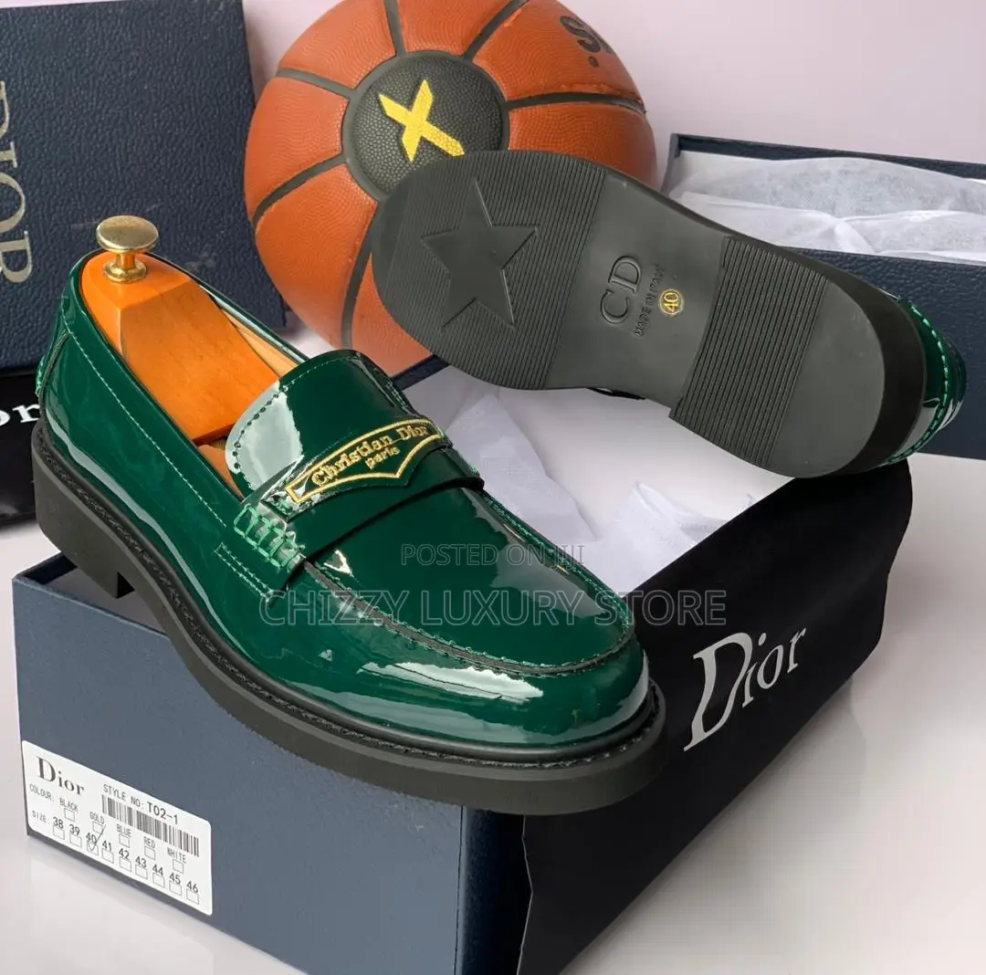 Dior Quality Luxury Men Genuine Leather Shoe