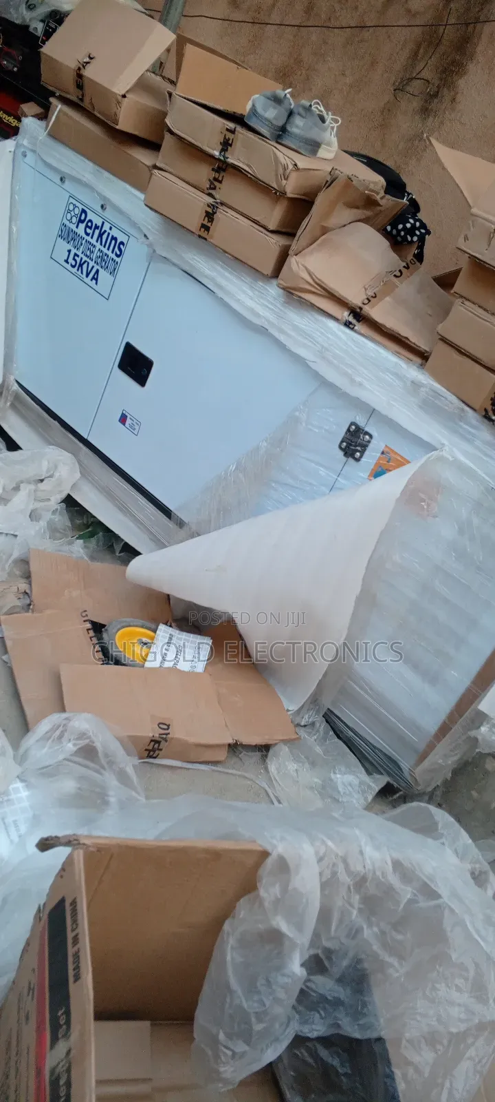 Original Perkins Generator Soundproof 15 Kva 100% Copper Coin
