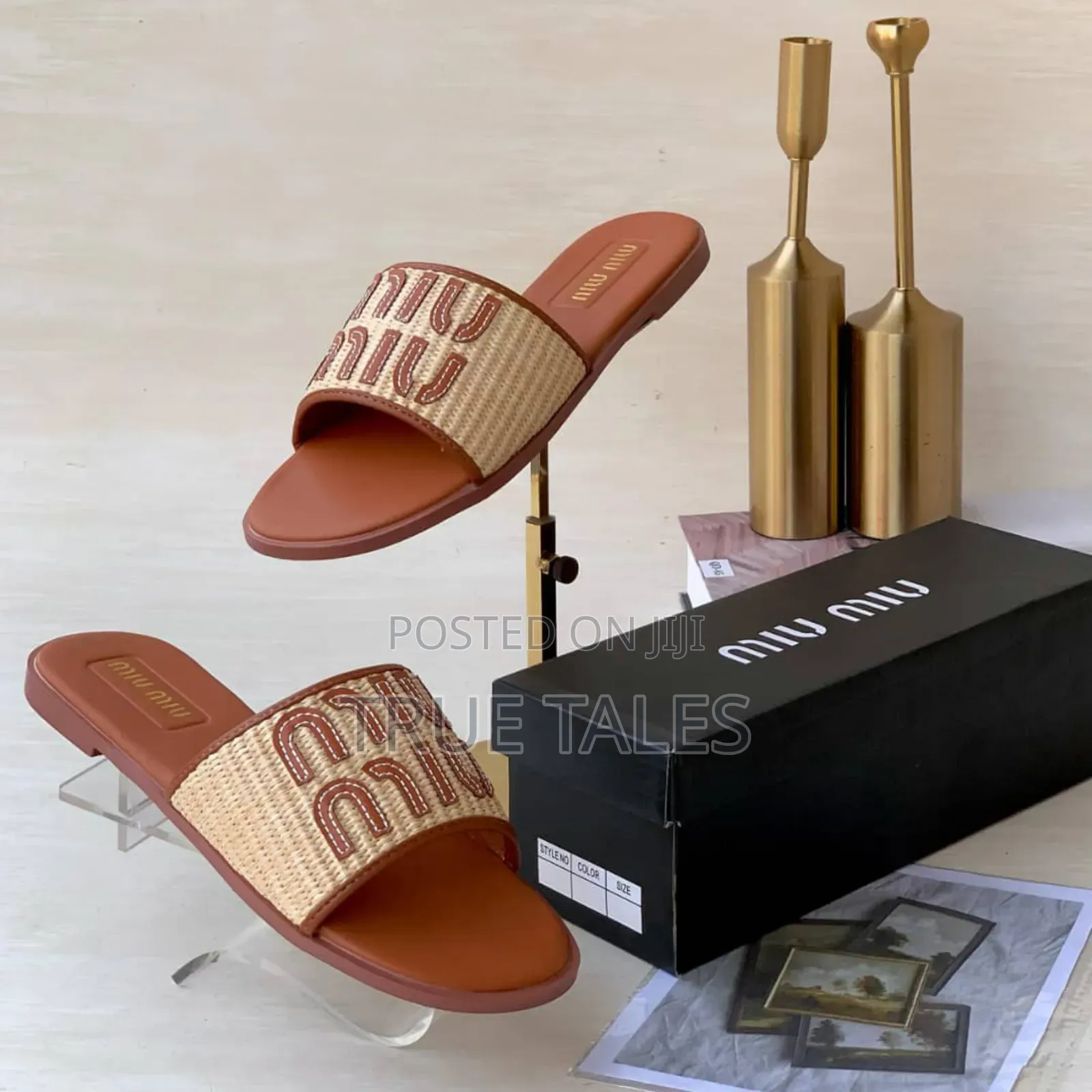 Trendy Miu Miu Slippers. #Iys Casual And Comfortable.  Sizes 37-43