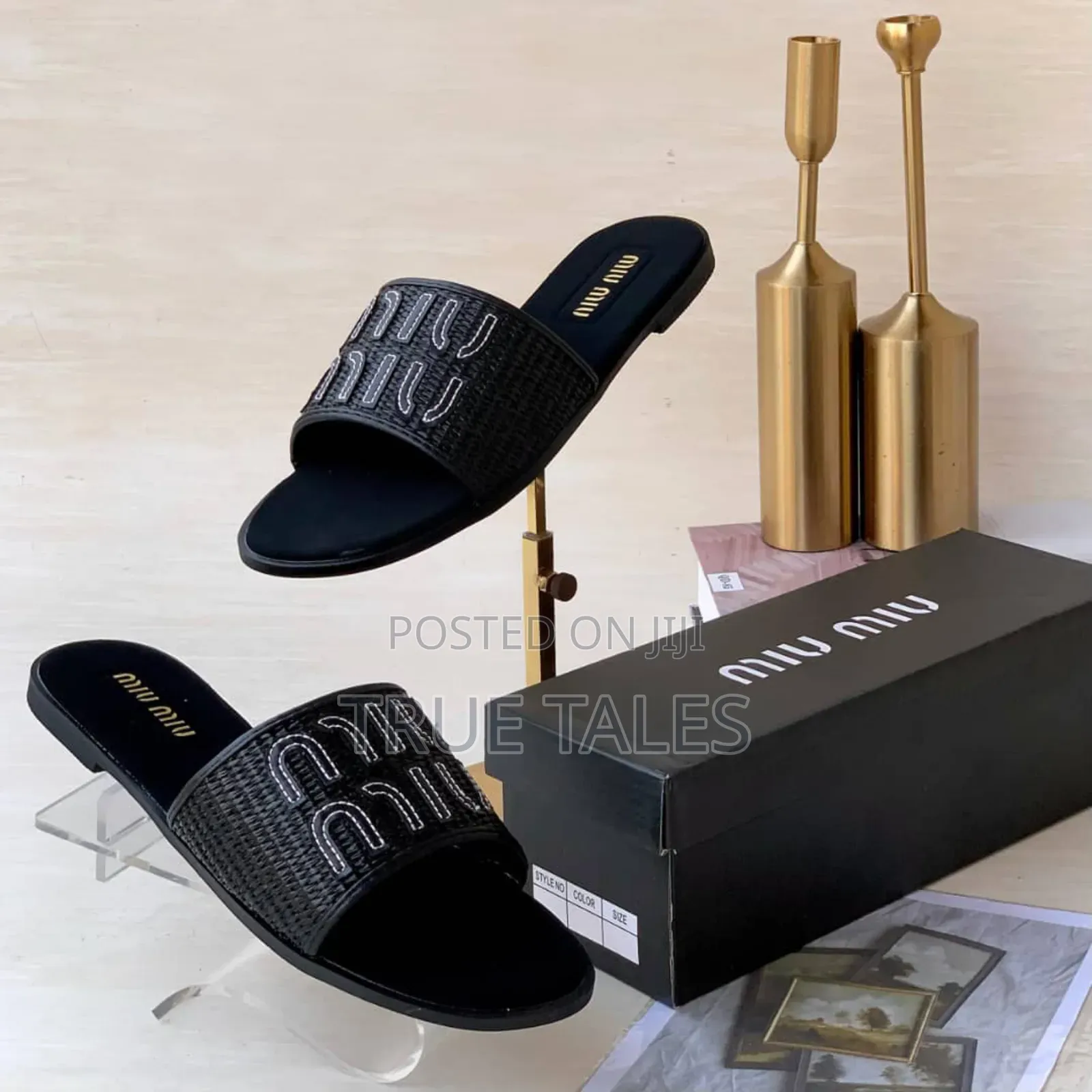 Trendy Miu Miu Slippers. #Iys Casual And Comfortable.  Sizes 37-43