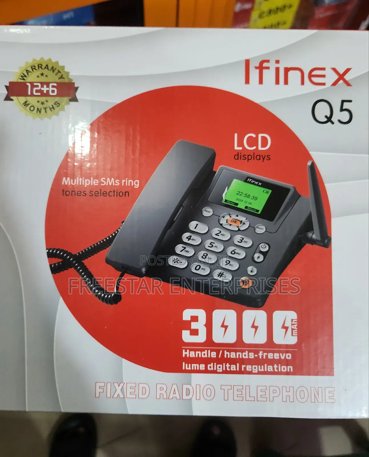 Ifinex Table Phone, Dual Sim, Fm Radio.