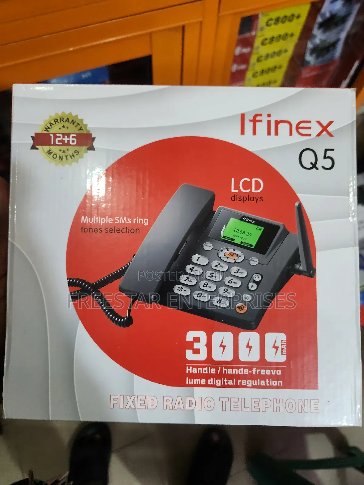 Ifinex Table Phone, Dual Sim, Fm Radio.