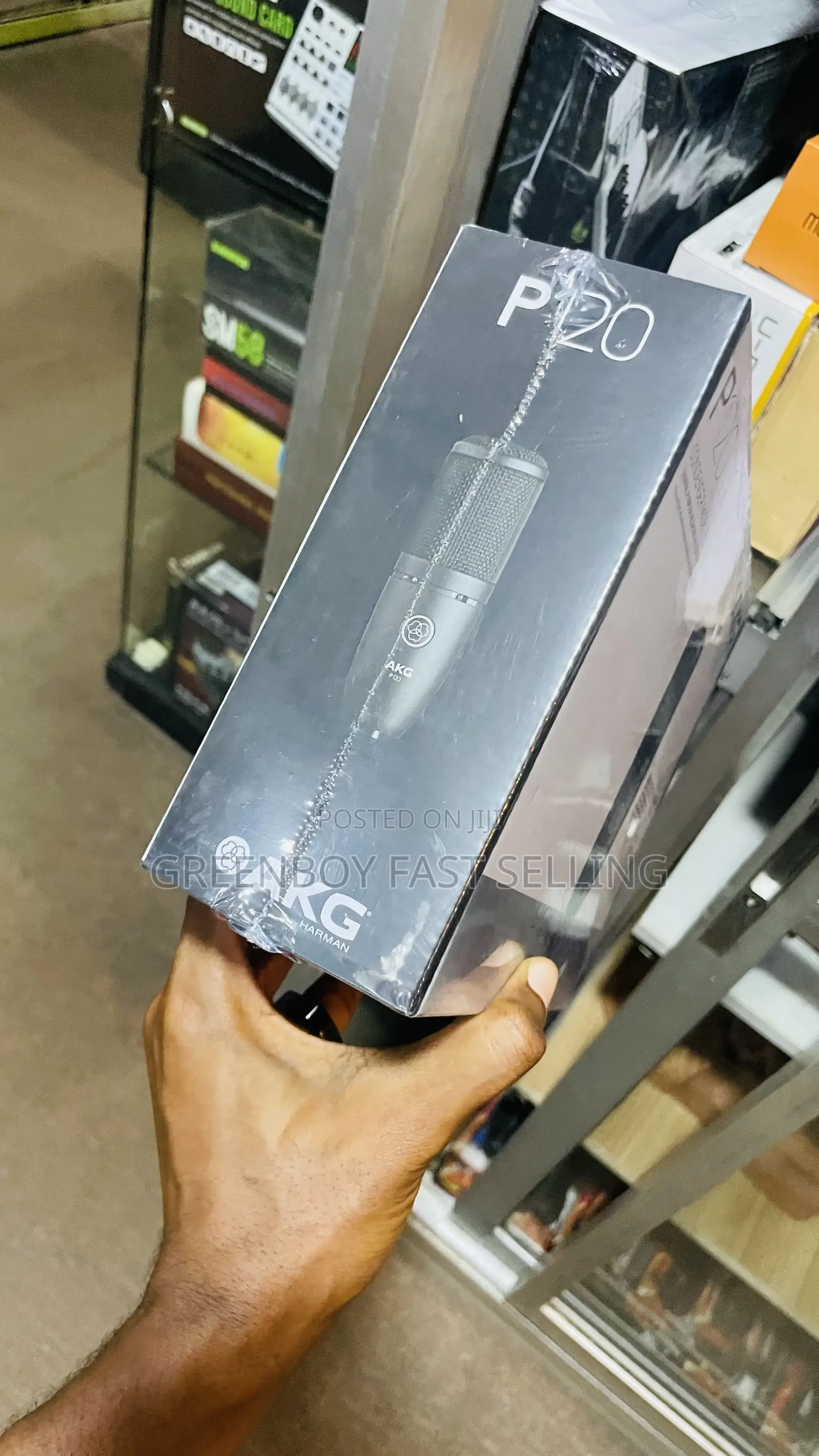 Akg Condenser Microphone For Recording And Podcast