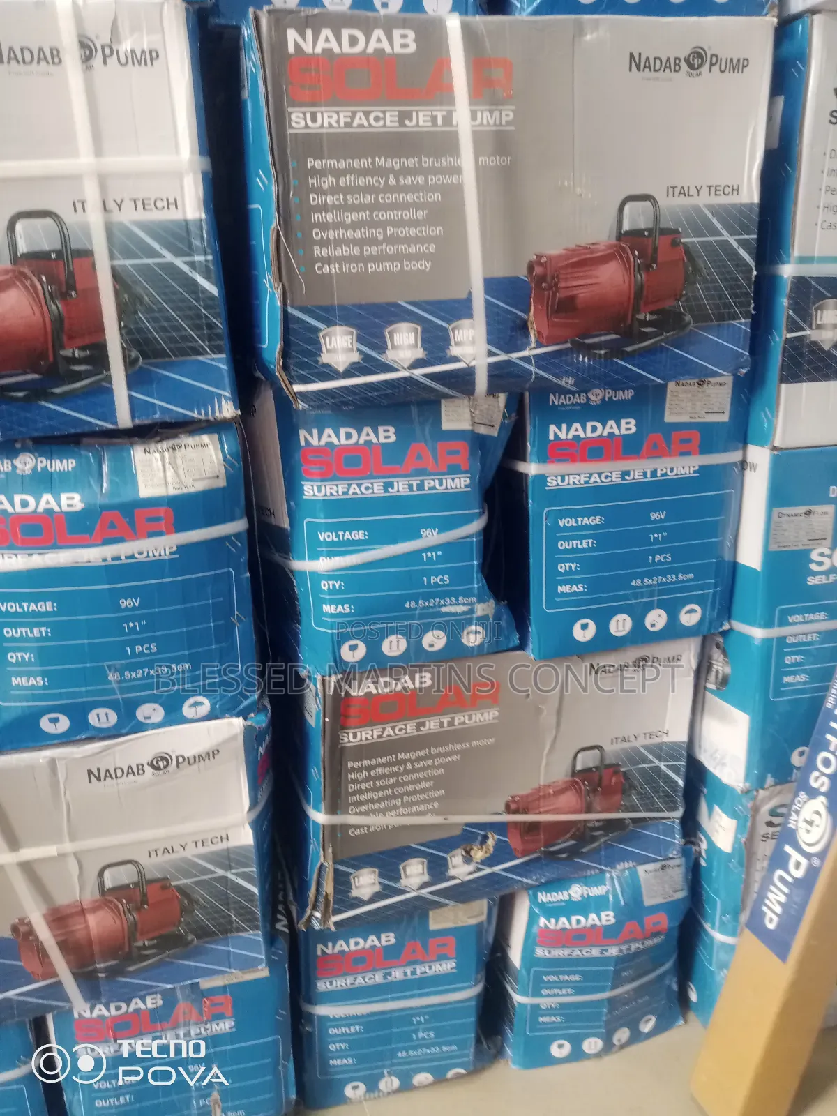 1.2hp AC/Dc Surface Solar Pump. 100% Copper Coil