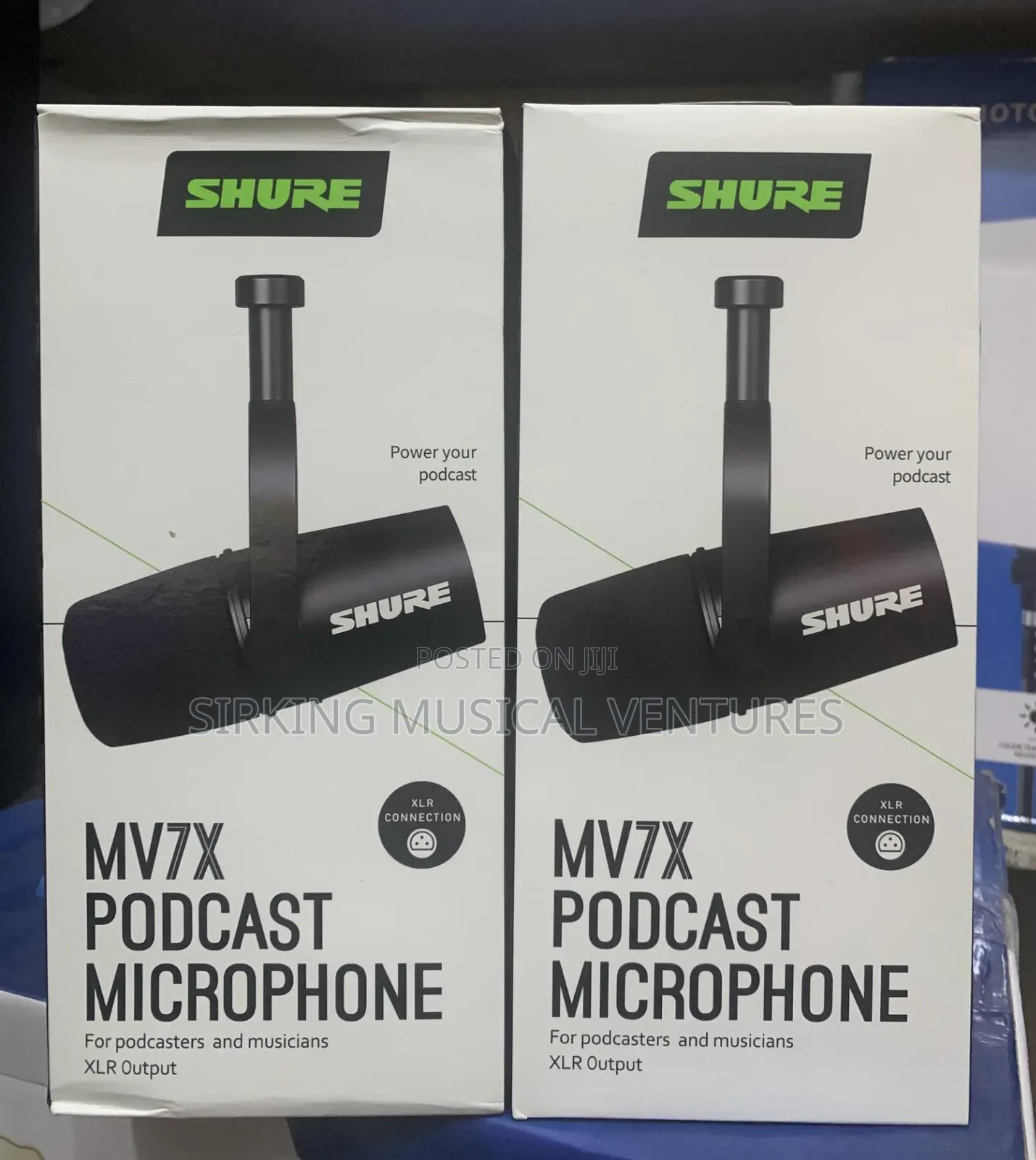 Podcast Microphone Shure Mv7x