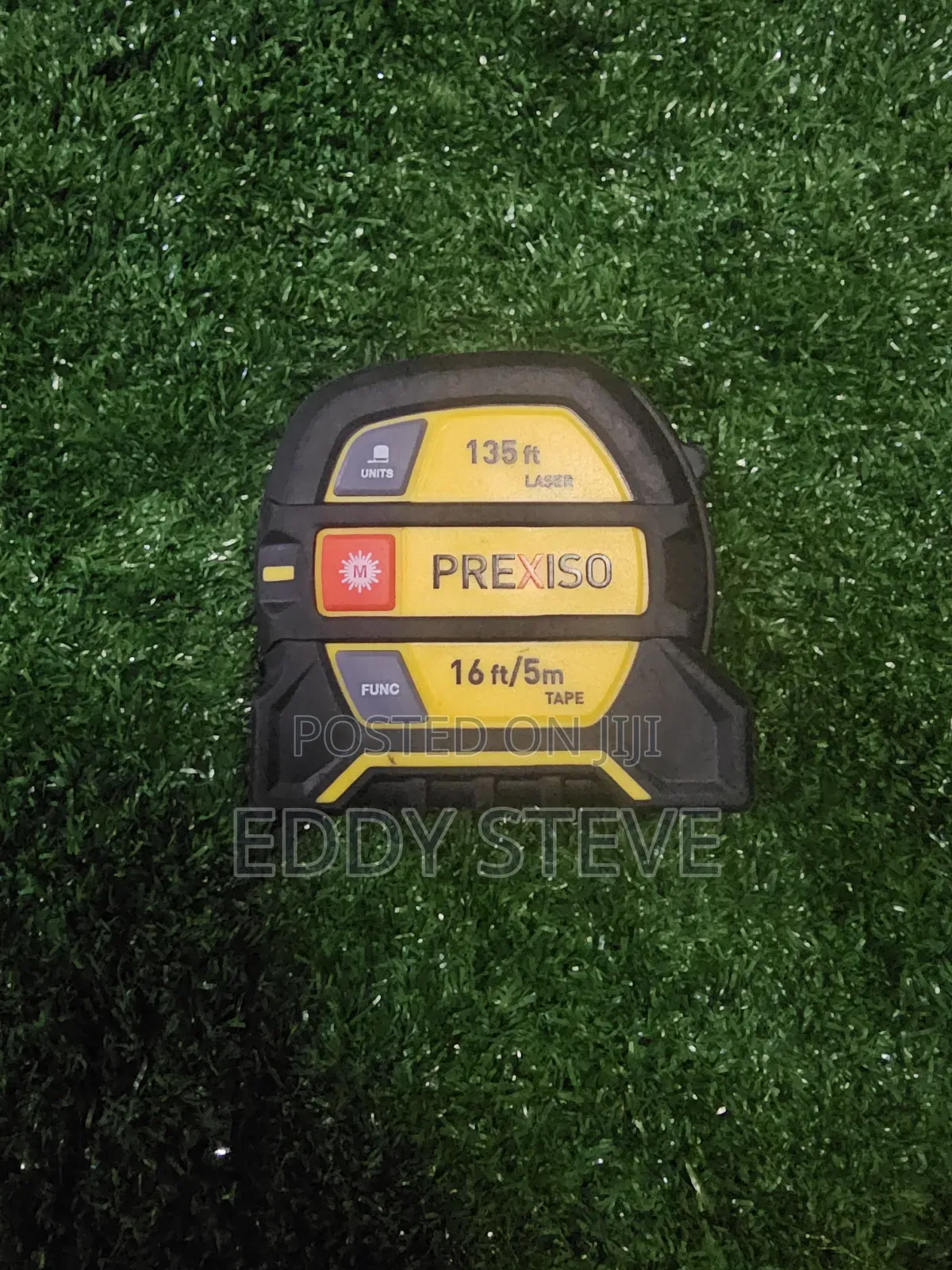 Prexiso 2-in-1 Laser Tape Measure 135ft Rechargeable Laser 16ft