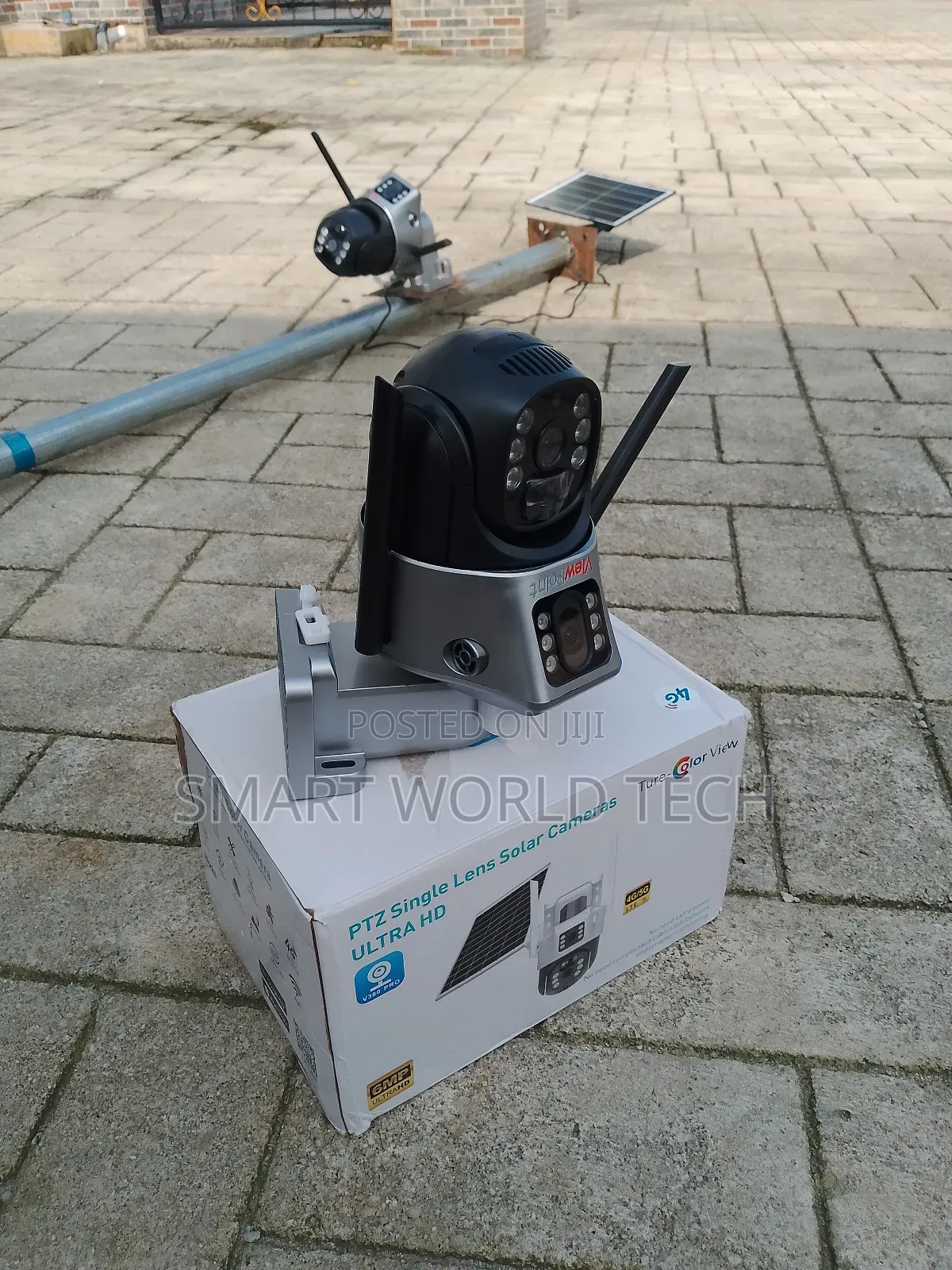 Dual Lens PTZ Solar Camera Sim Card Enable