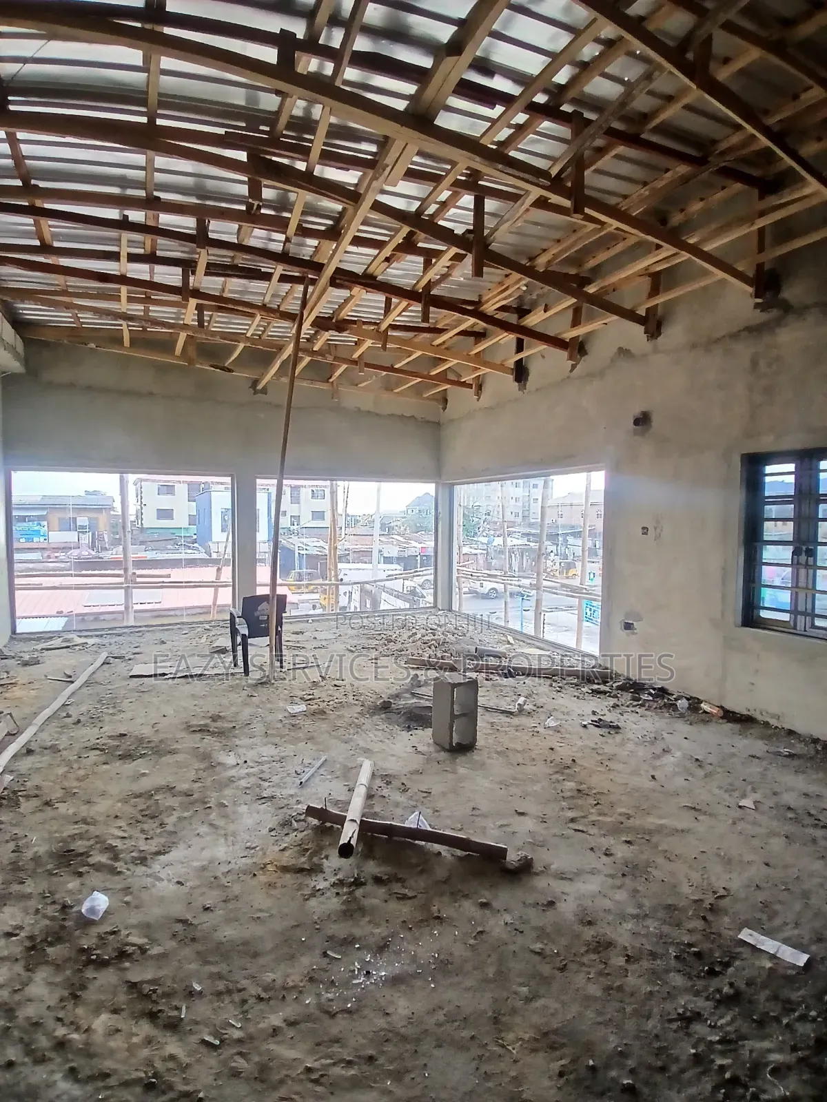 Detached Commercial Building Along a Major Road in Ajah