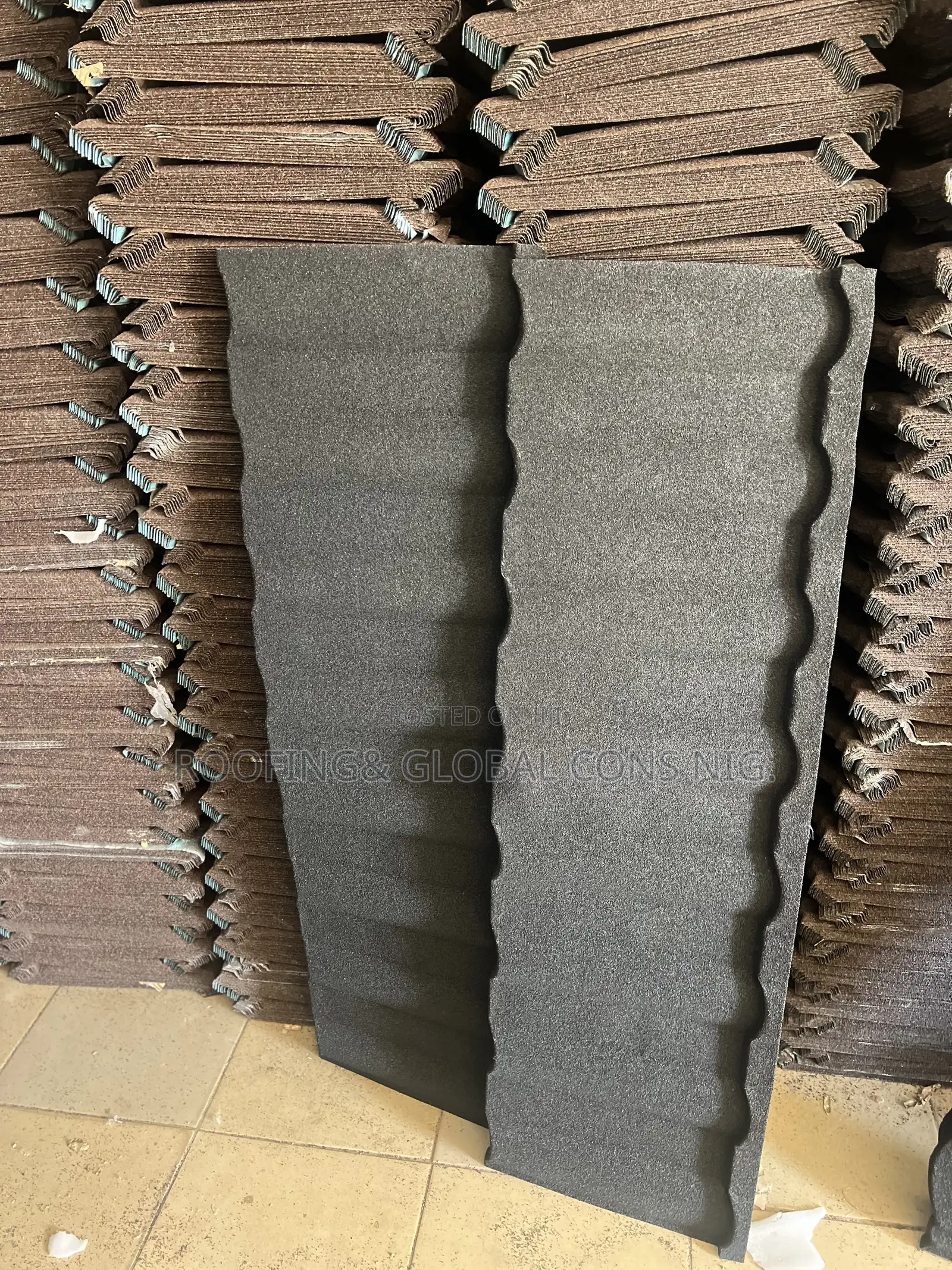 Milano and Bond Stone Coated Roofing Tiles Design Black