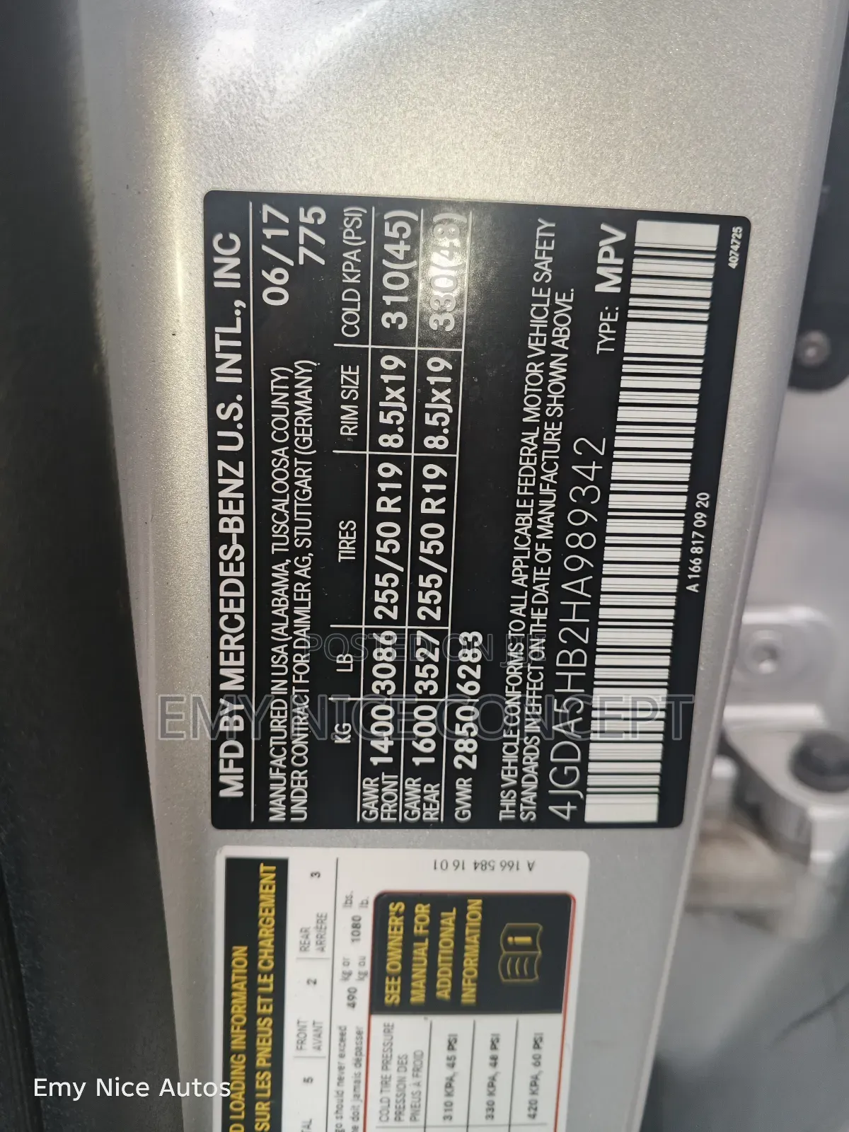 Mercedes-Benz GLE-Class GLE 350 2017 Silver
