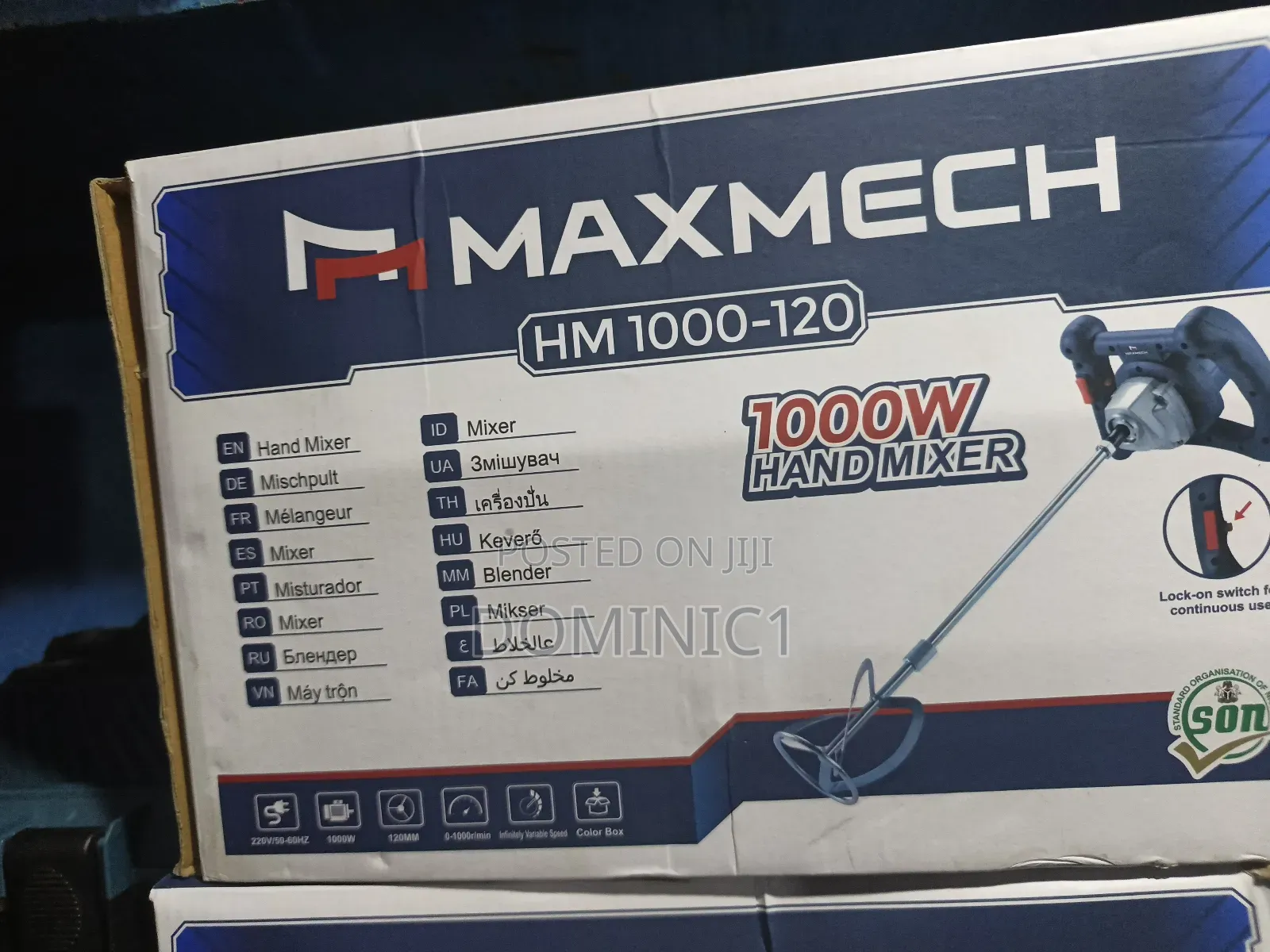 Maxmech Hm 1000-120 Hand Mixer