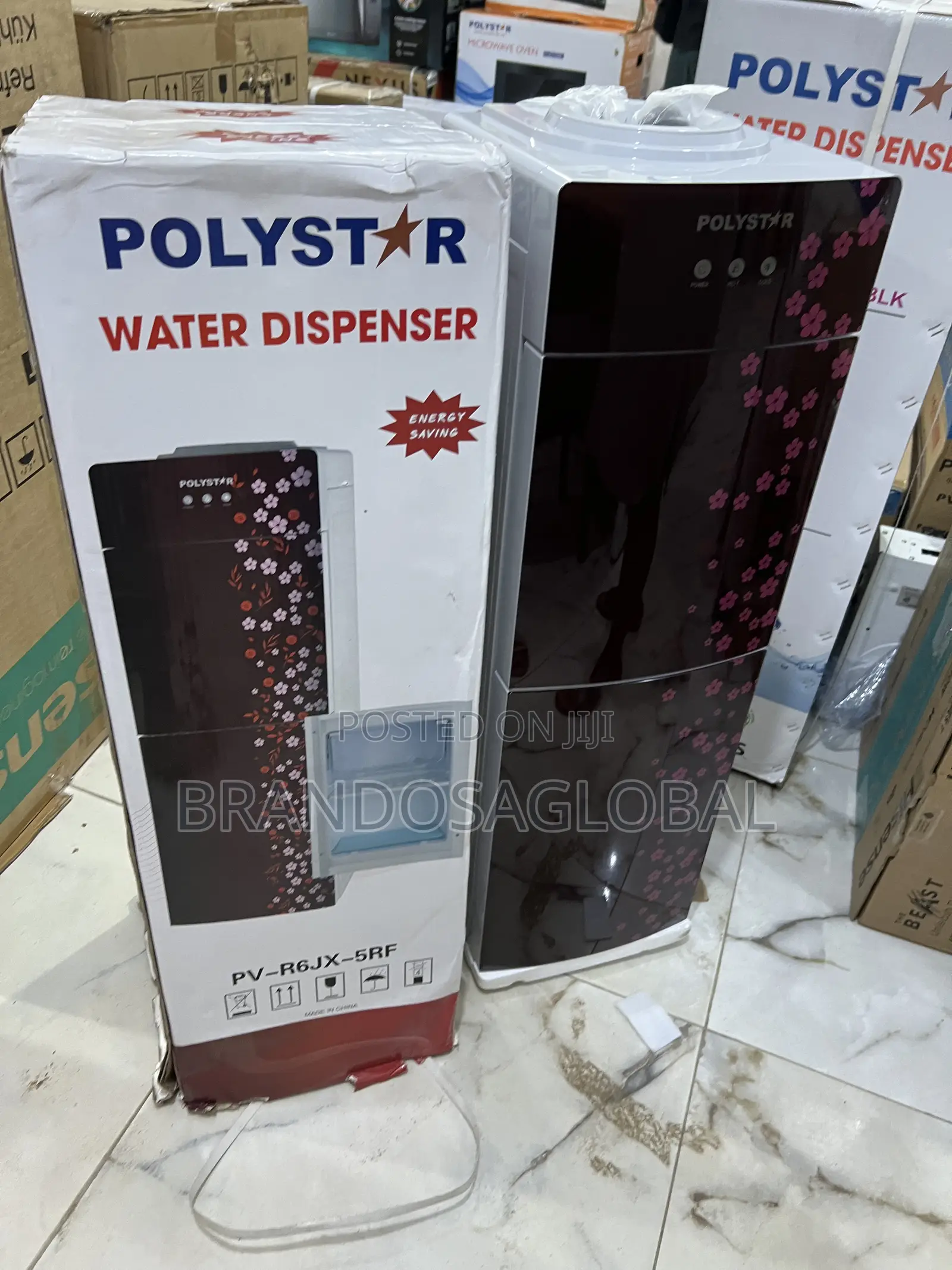 Polystar Pv-R6jx-5rf | Hot Cold Dispenser | Stylish Stainless Body