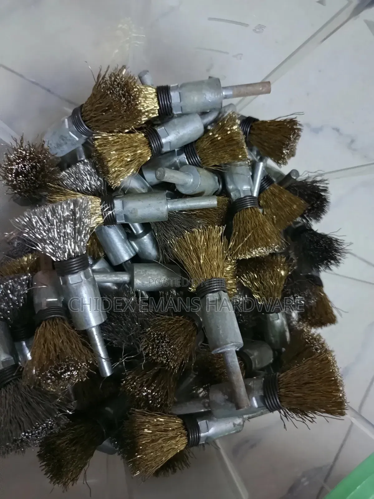 Brass Stell Coated Wire Brush