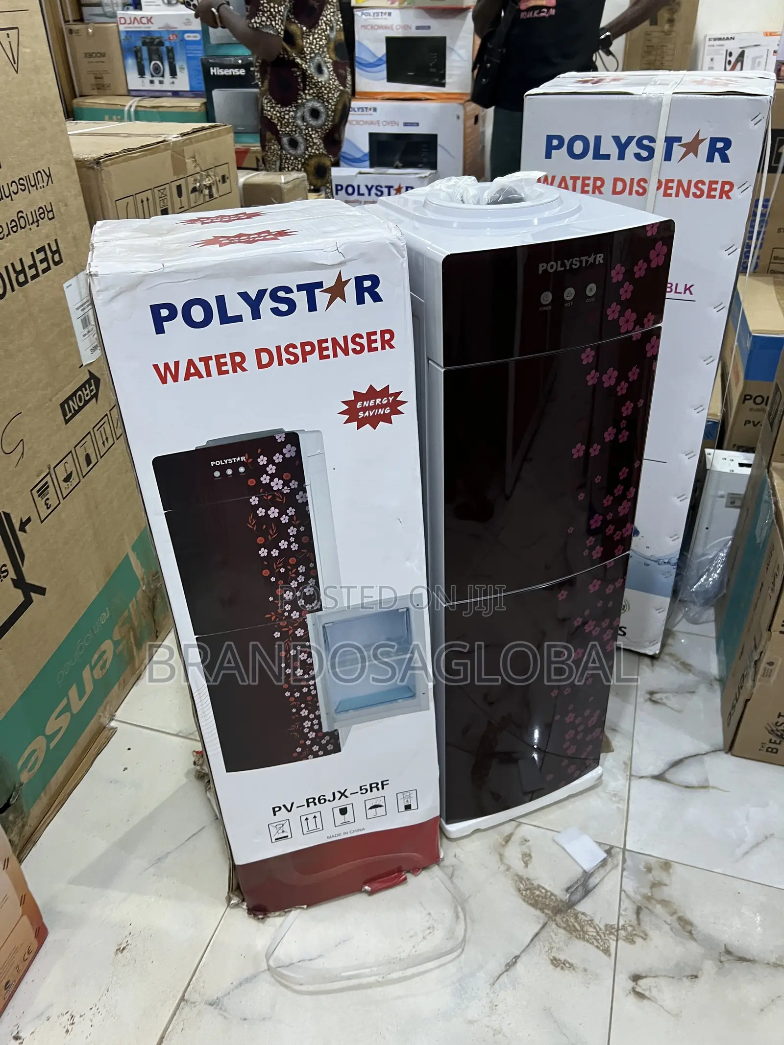 Polystar Pv-R6jx-5rf | Dual Temperature Water Dispenser With Cabinet