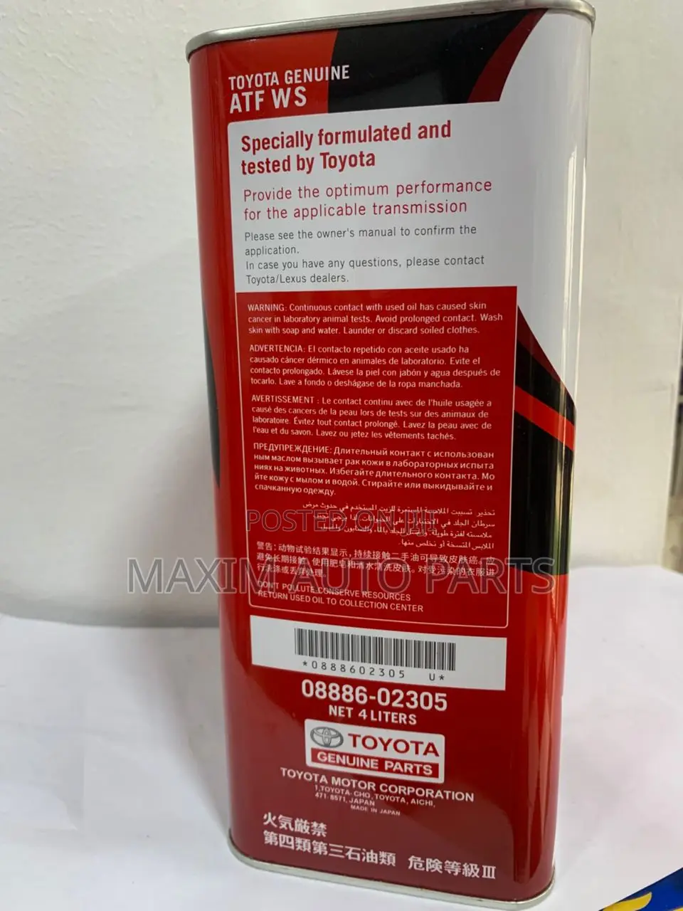 Toyota/Lexus Ws Atf Fluid