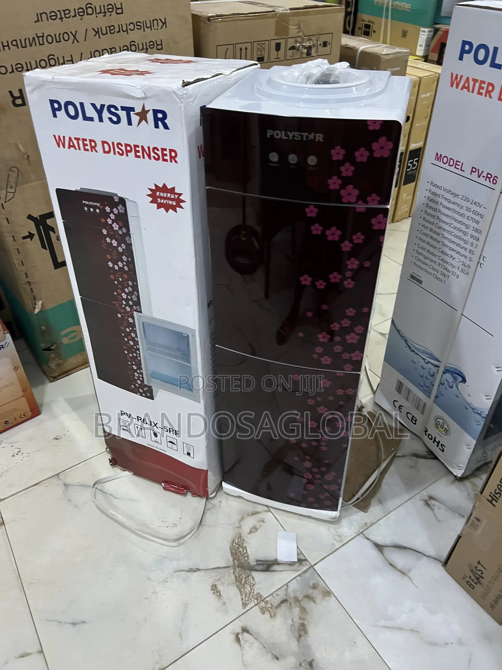 Polystar Water Dispenser Pv-R6jx-5rf | Fridge Freezer Combination