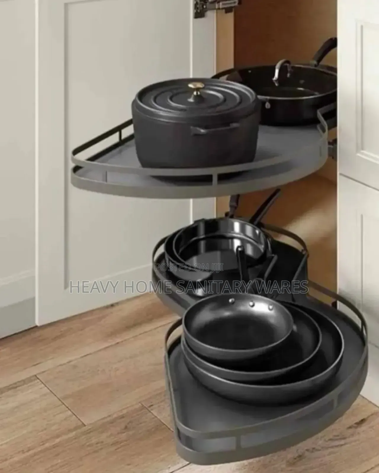 Corner Cabinet Pot Racks