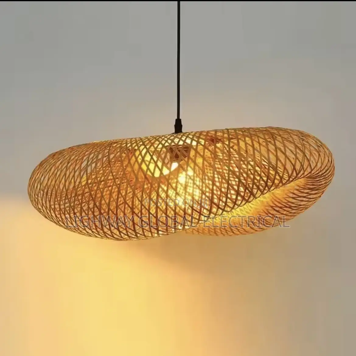 Handmade Bamboo Weaving Hanging Pendant