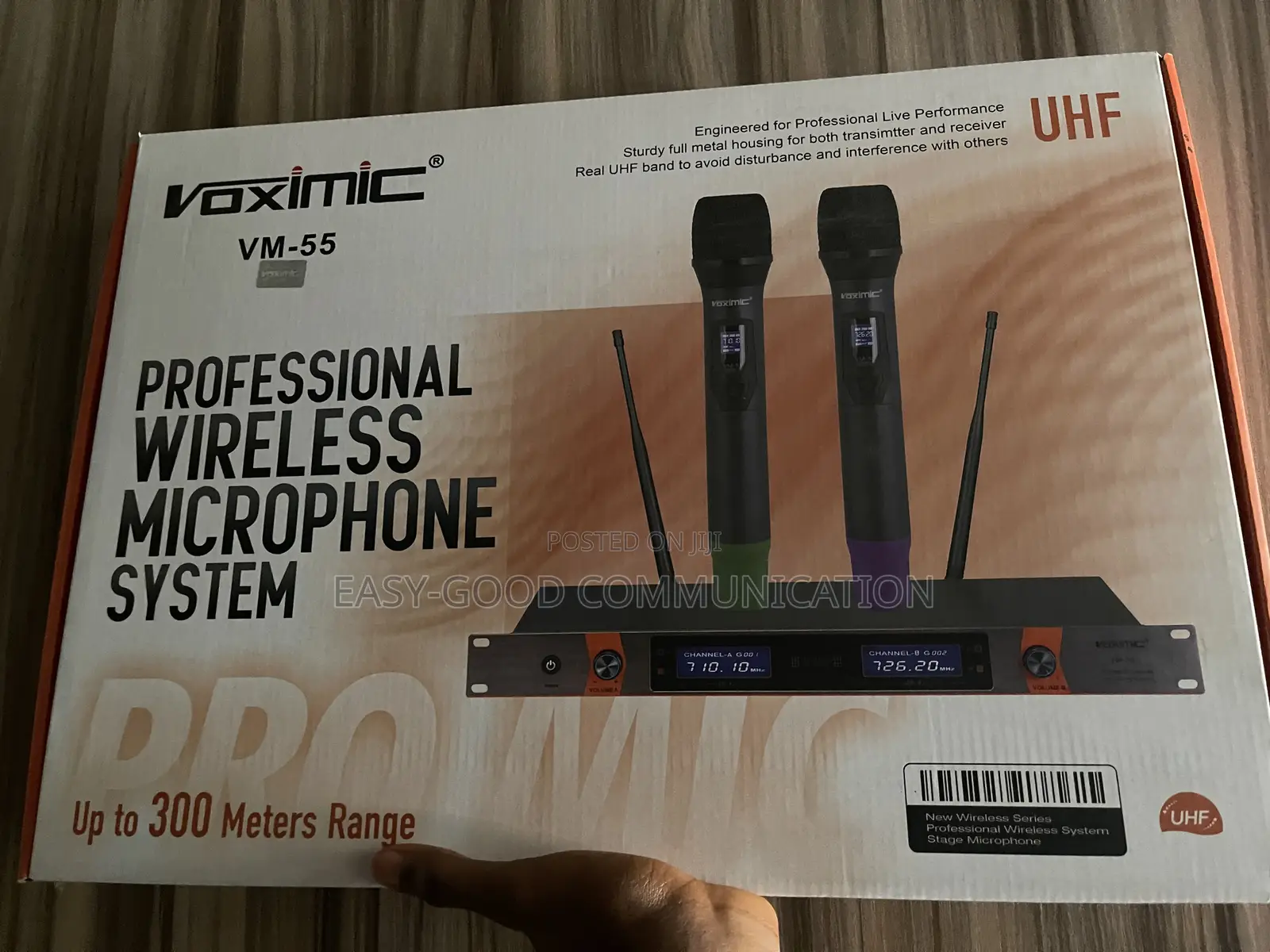 Voximic Vm-55 Professional Wireless Microphone
