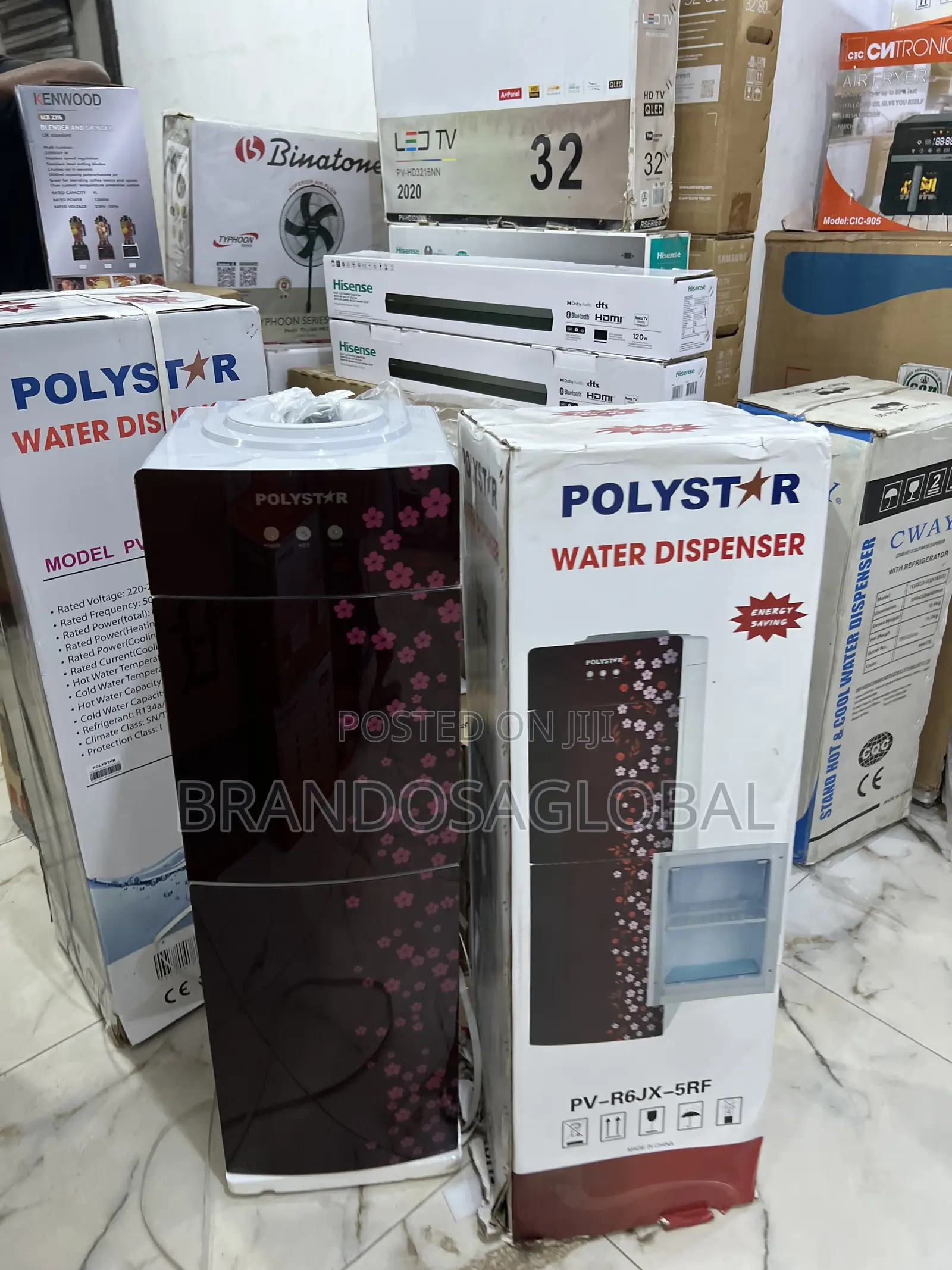 Polystar Pv-R6jx-5rf Water Dispenser | Long-Lasting Cooling System