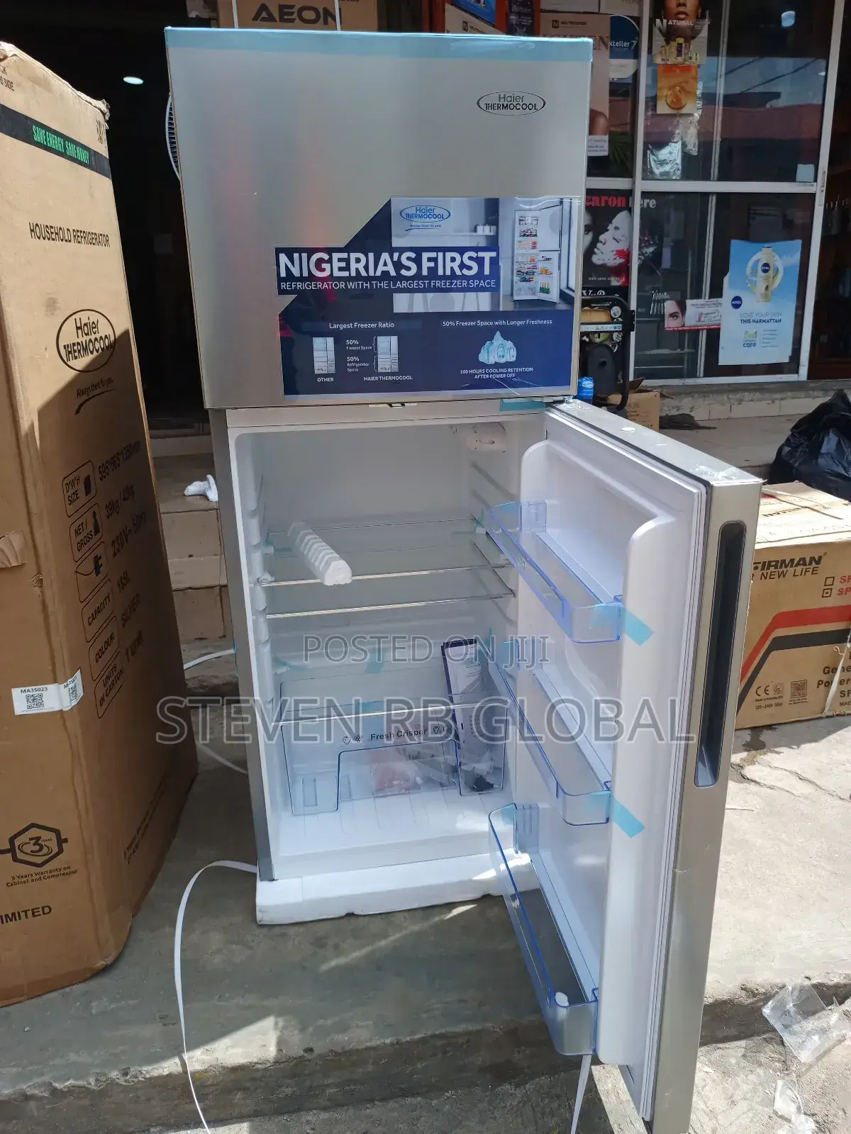 Haier Thermocool 185l Double Door Refrigerator | HRF-185blux R6 SLV