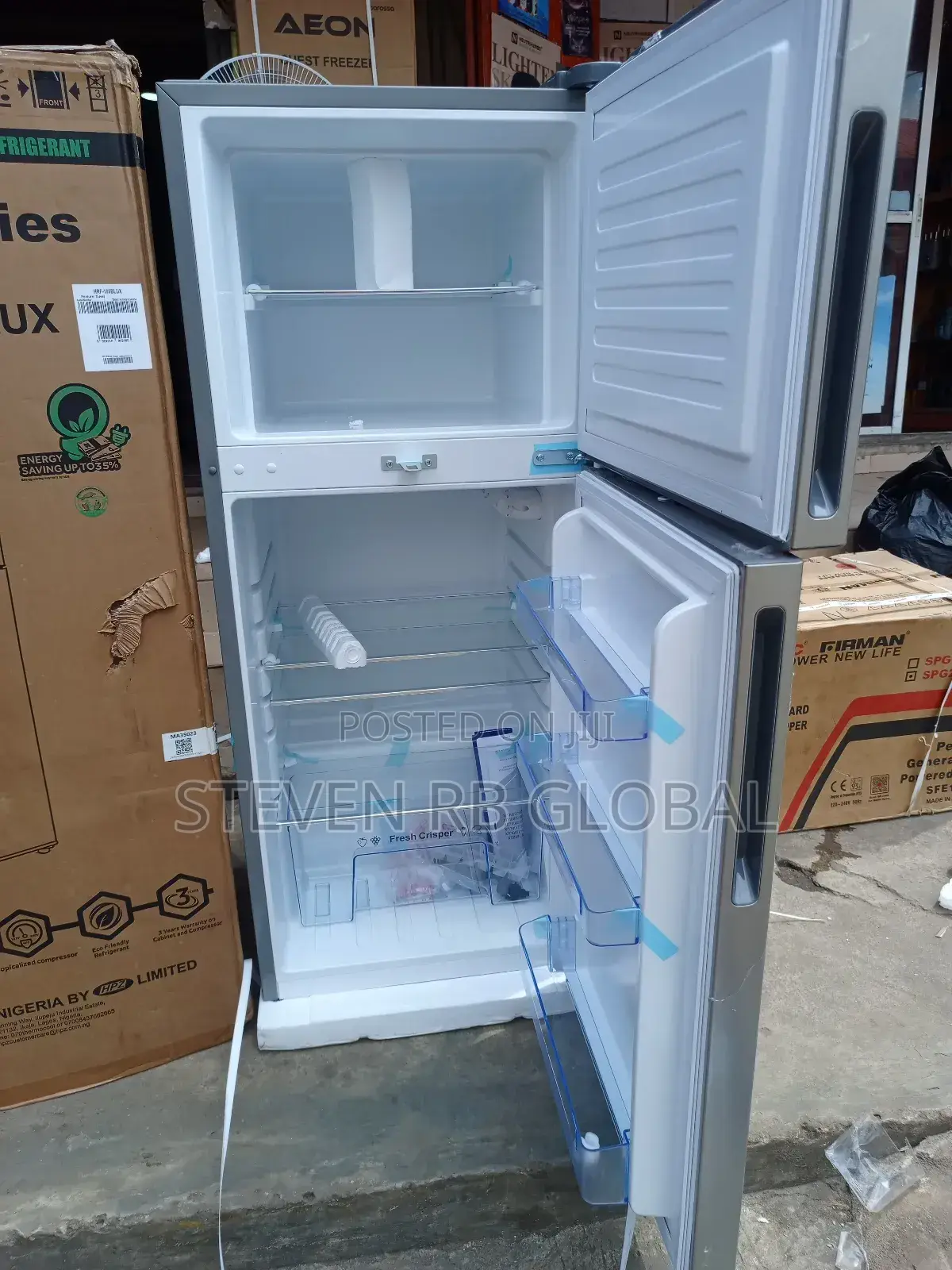 Haier Thermocool 185l Double Door Refrigerator | HRF-185blux R6 SLV