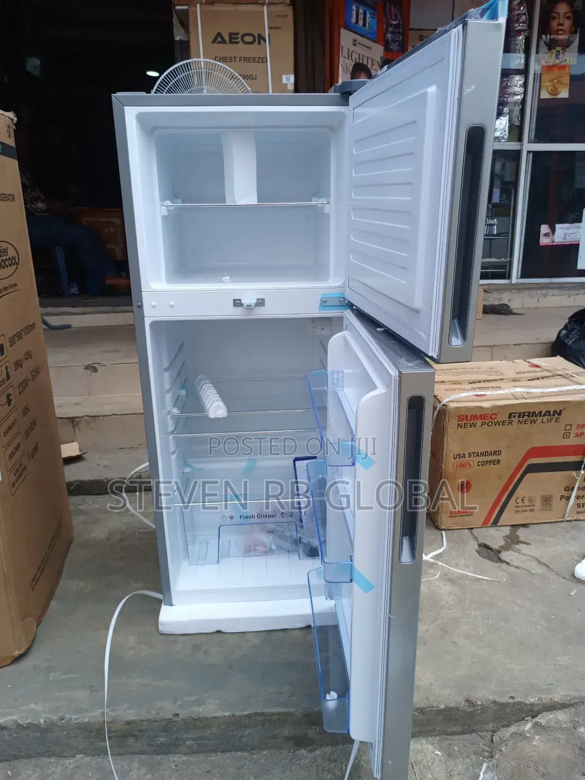 Haier Thermocool 185l Double Door Refrigerator | HRF-185blux R6 SLV