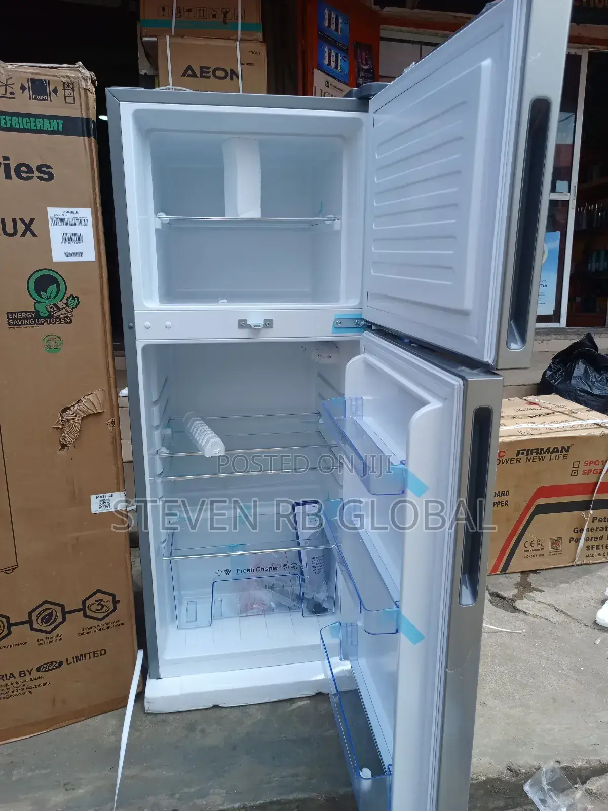 Haier Thermocool 185l Double Door Refrigerator | HRF-185blux R6 SLV