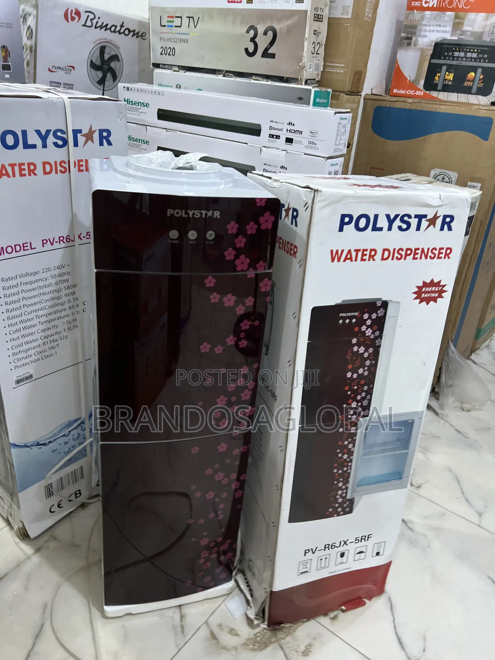 Polystar Pv-R6jx-5rf | Standing Dispenser | Freezer Storage Option