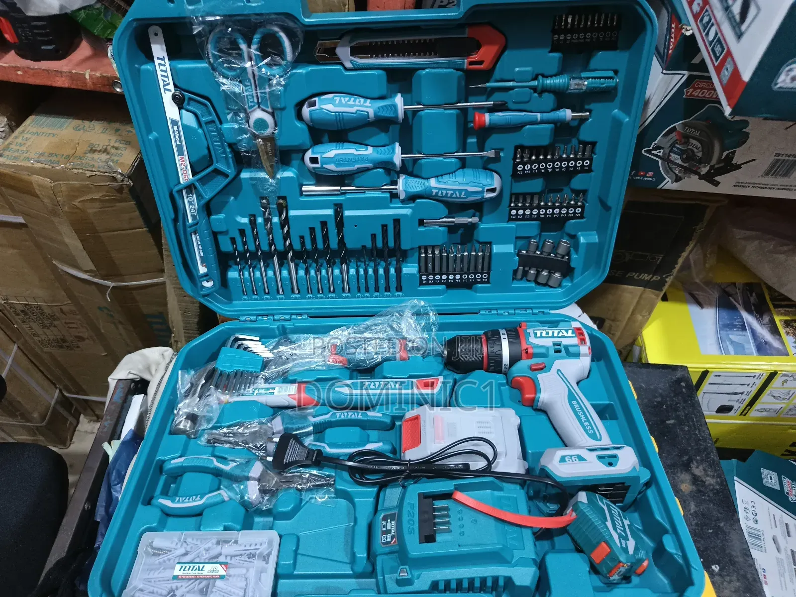 Total 20v Cordless Impact Drill With Tool
