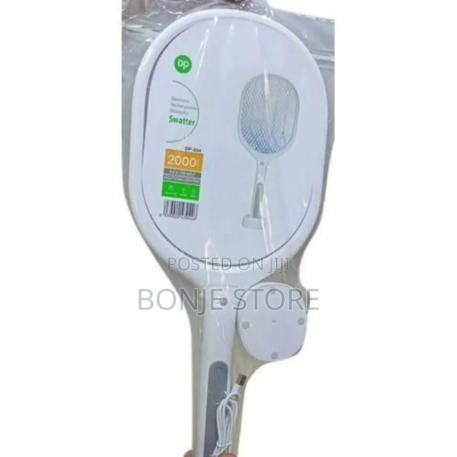 Dp Rechargeable Electric Mosquito Killer Bat Swatter 2000mah