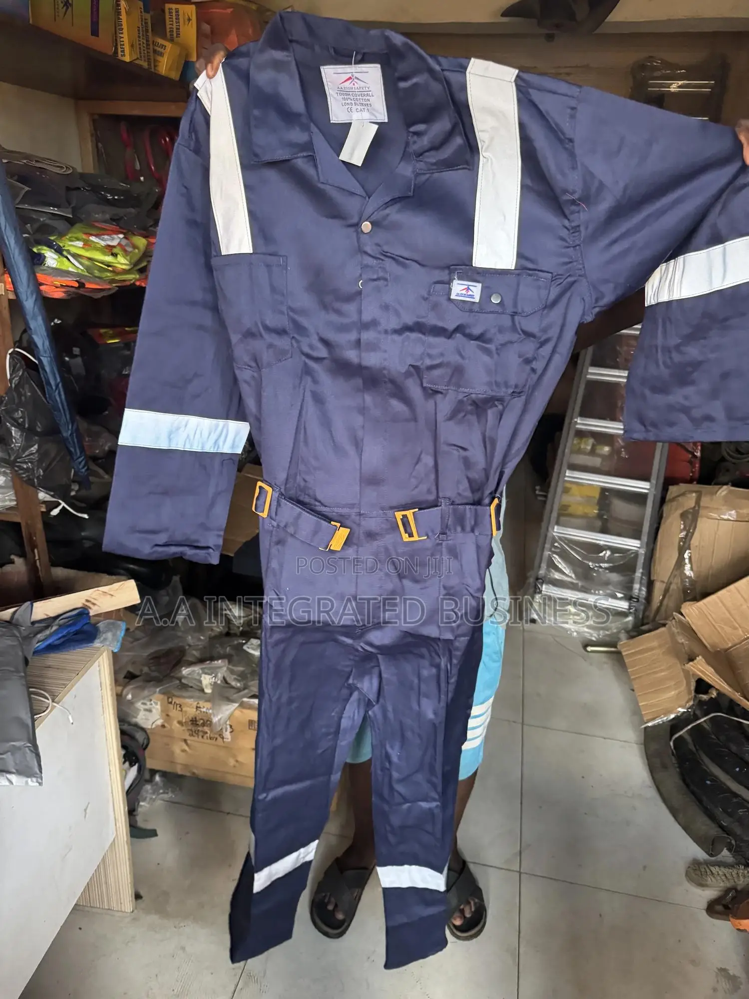 Safety Coverall With Reflective Available In Sizes