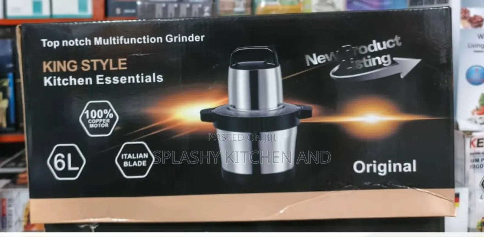 King Style 6l Stainless Steel Yam Pounder