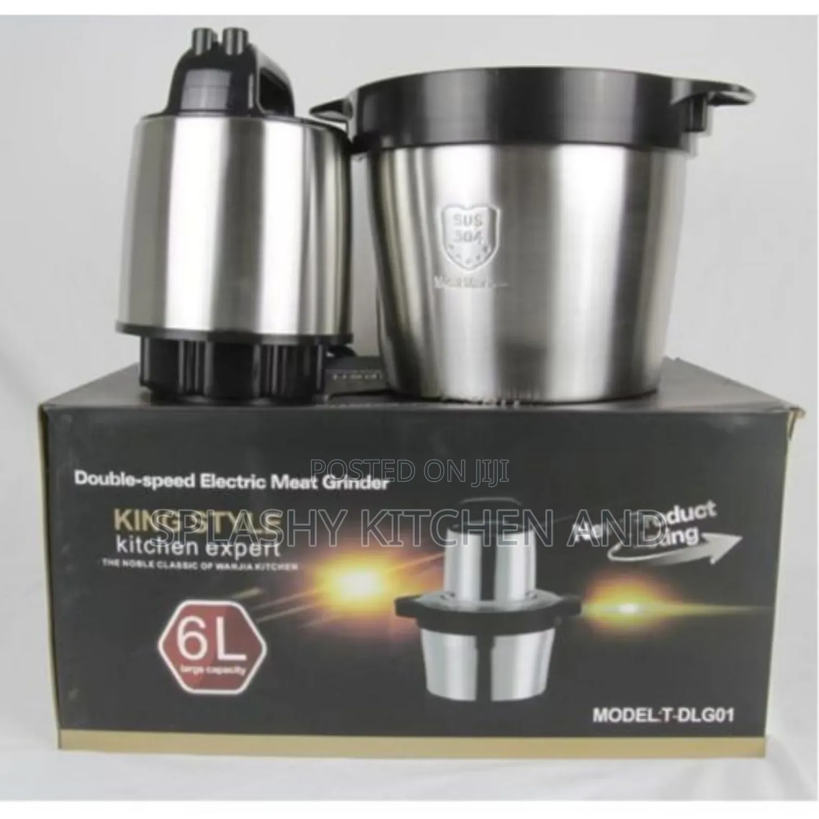 King Style 6l Stainless Steel Yam Pounder