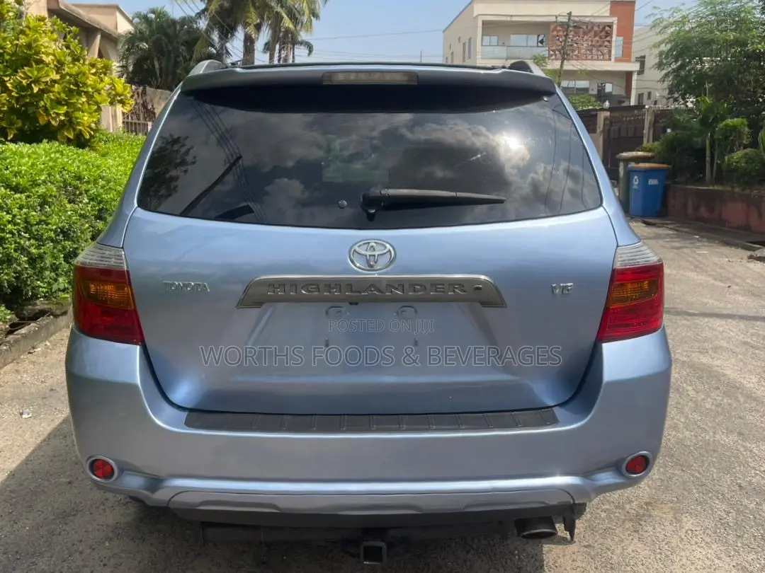 Toyota Highlander Sport 2008 Blue