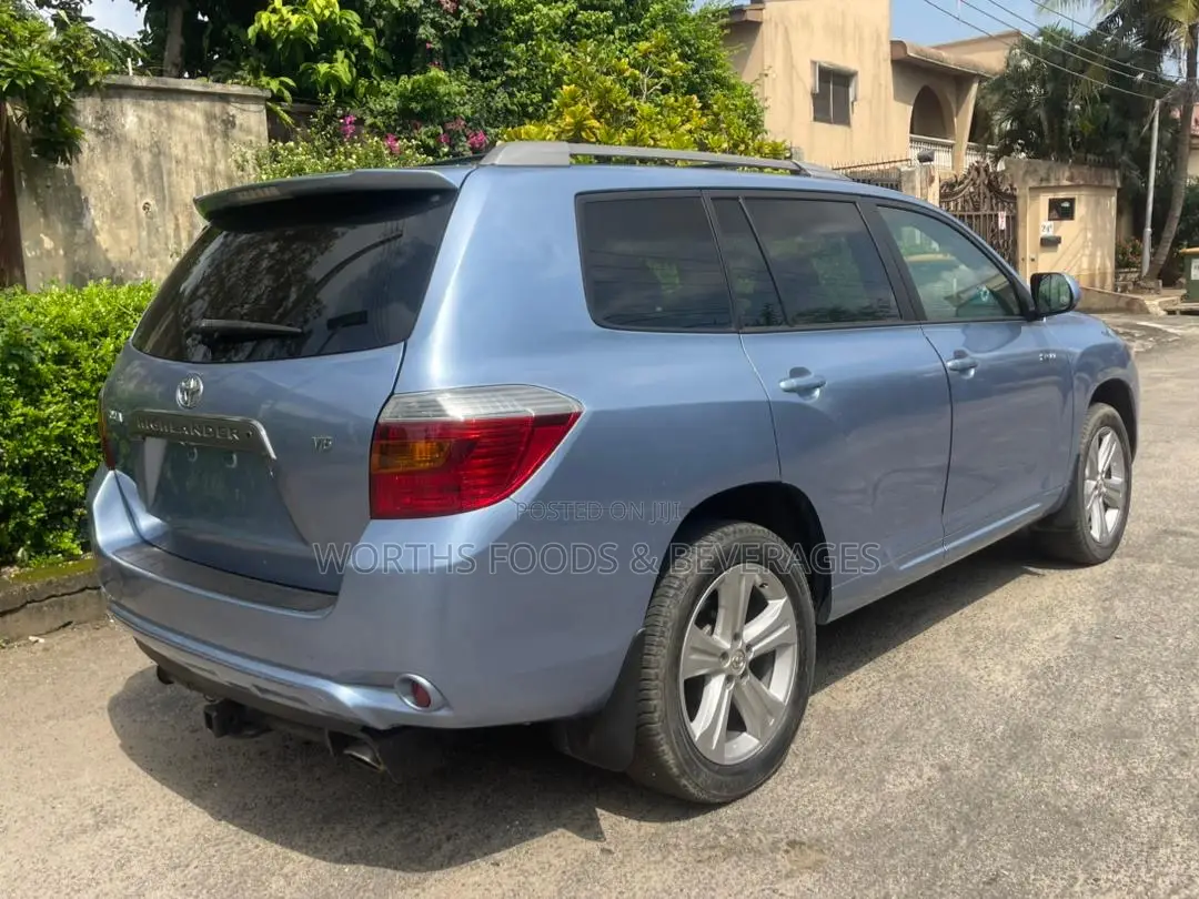 Toyota Highlander Sport 2008 Blue