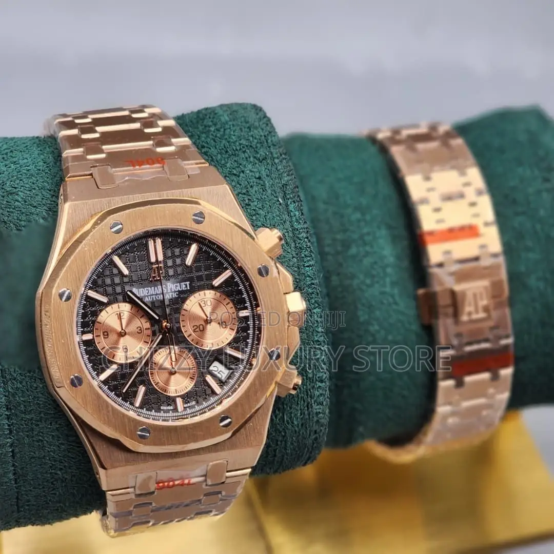 Audemars Piguet Quality Luxury Men Chain Strap Wristwatch