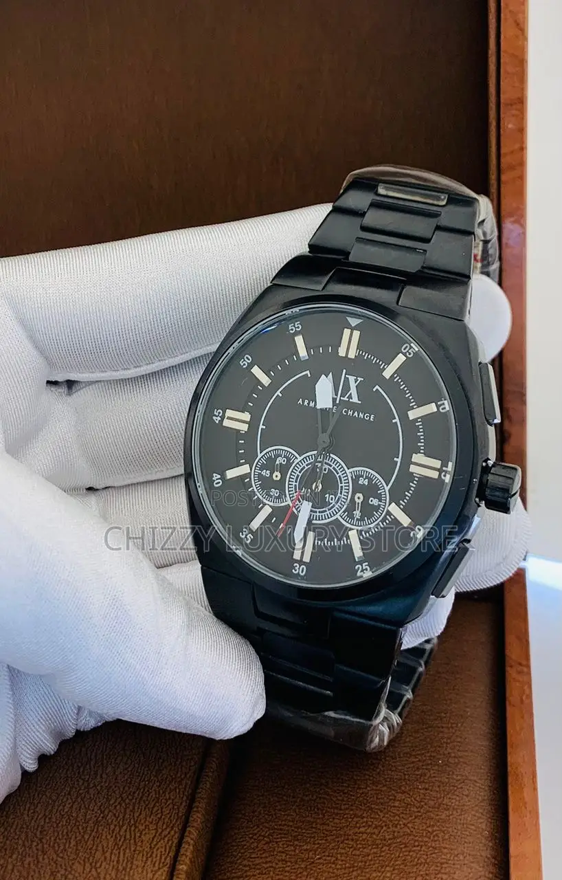 Armani Quality Luxury Men Water Resistant Wristwatch
