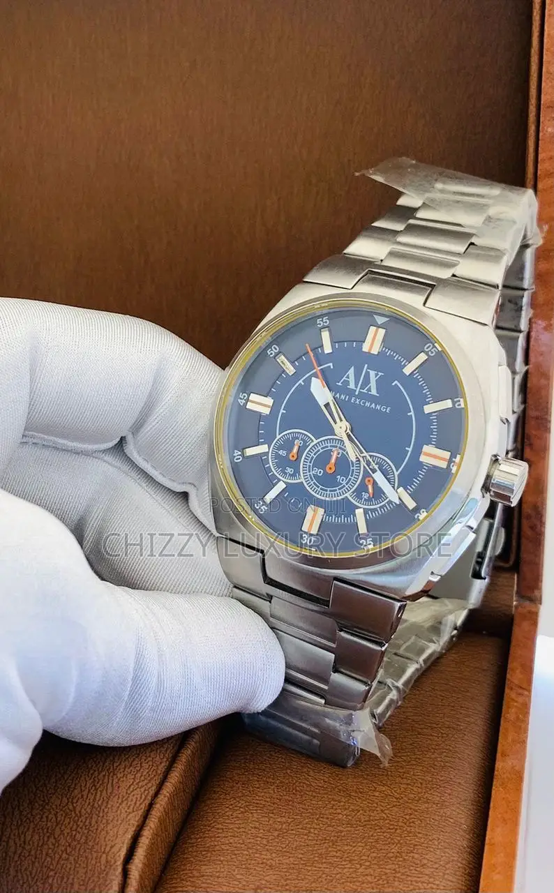 Armani Quality Luxury Men Water Resistant Wristwatch