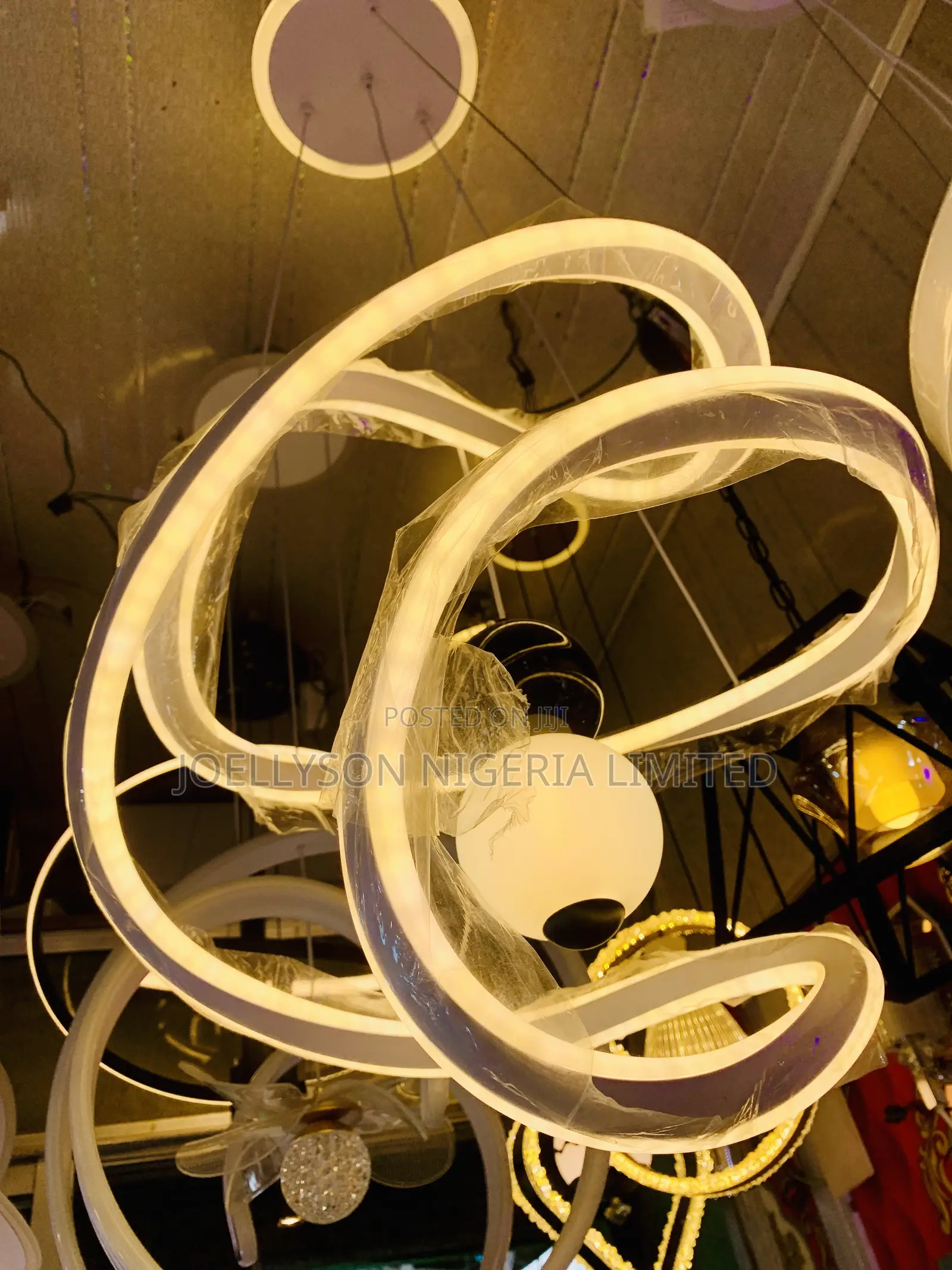 Spiral Design Led Nordic Chandelier
