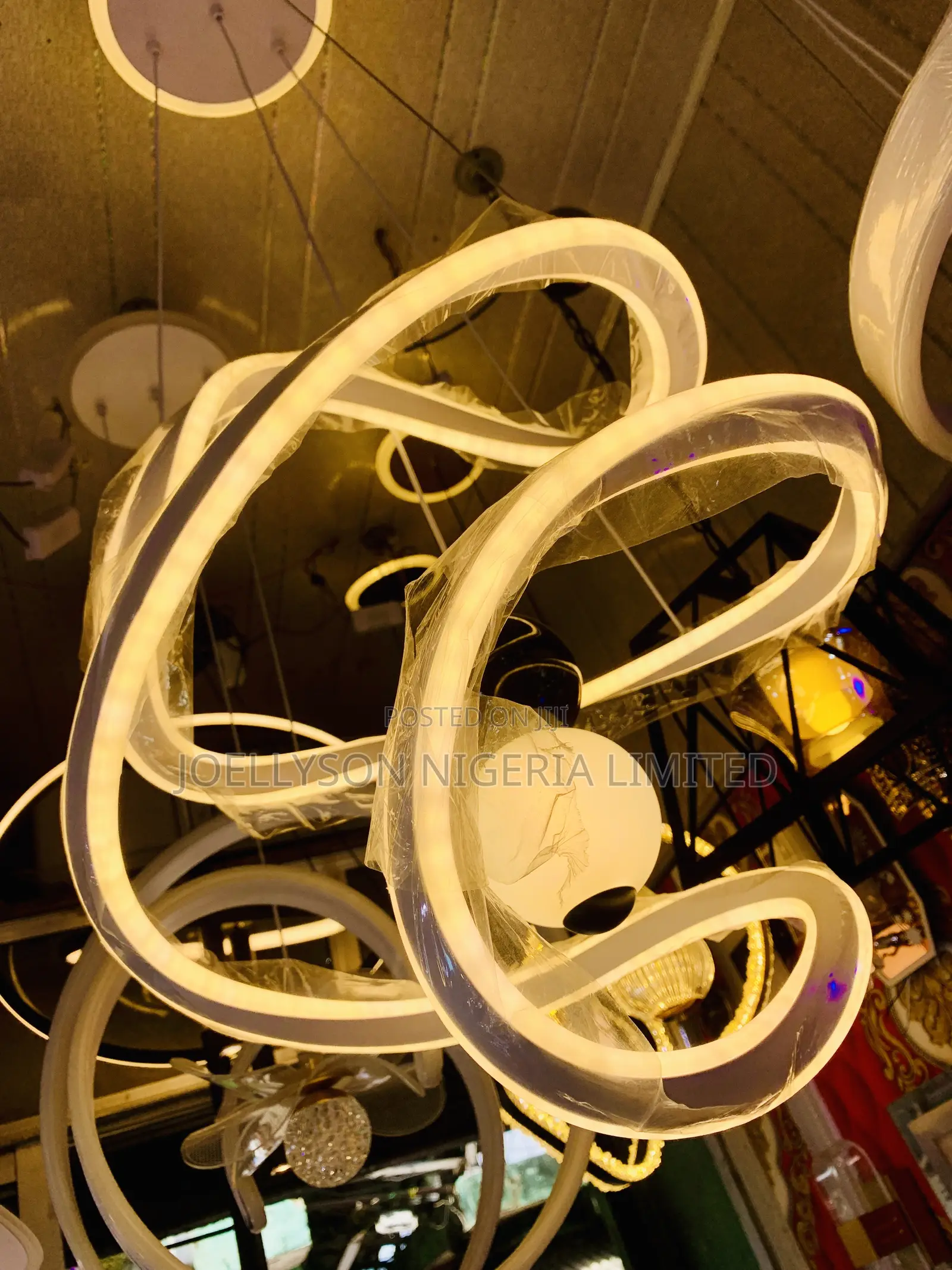 Spiral Design Led Nordic Chandelier