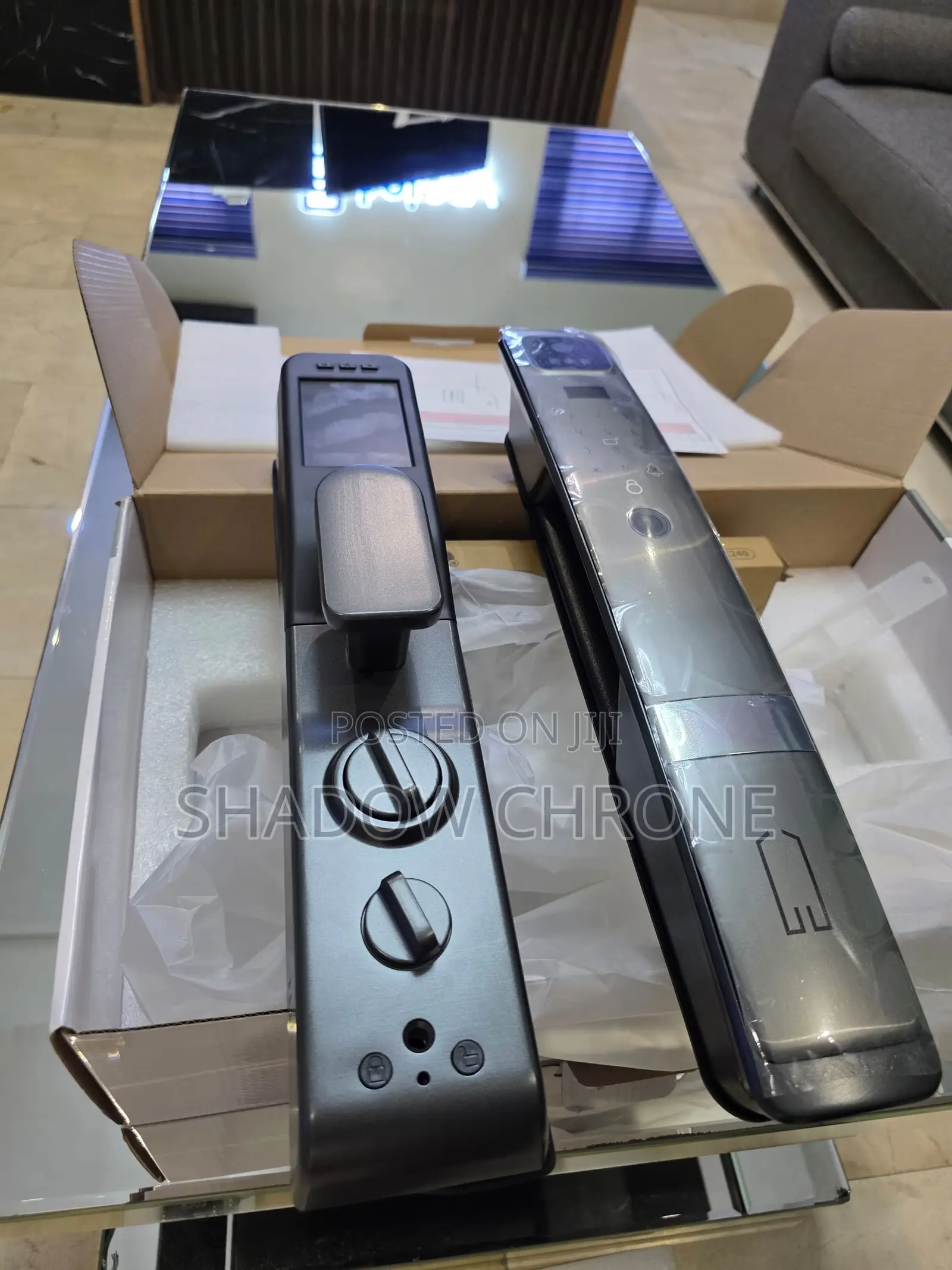 Modern Intelligent Lock With Sleek Mirror Finish