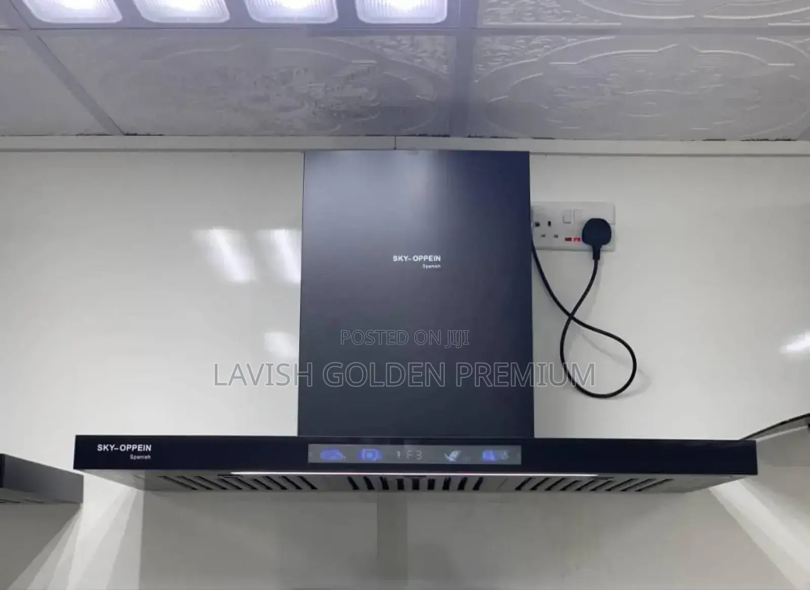 Premium Automatic T-Shape Range Hood 90cm