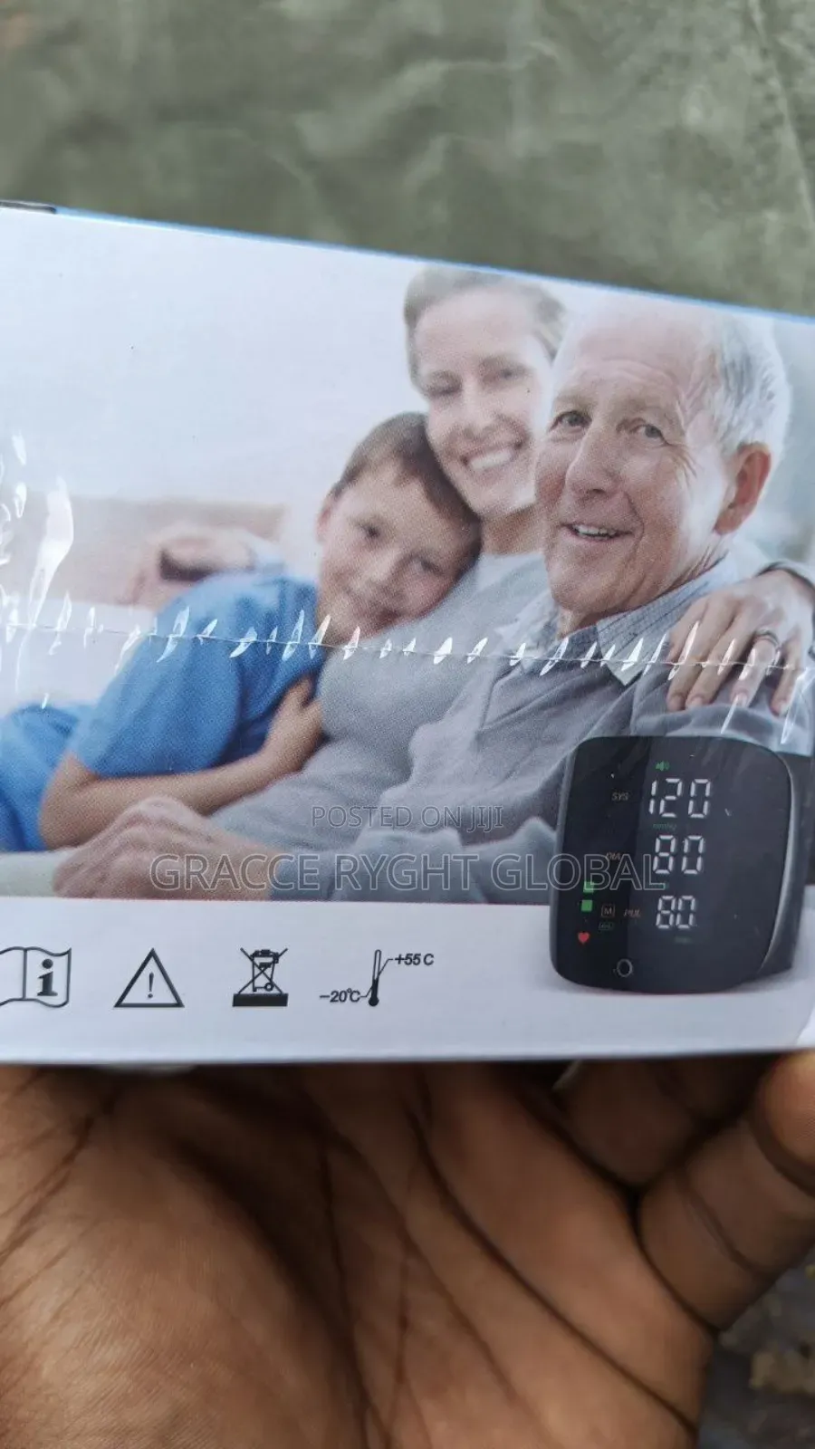 Rechargeable Wrist Blood Pressure Monitor