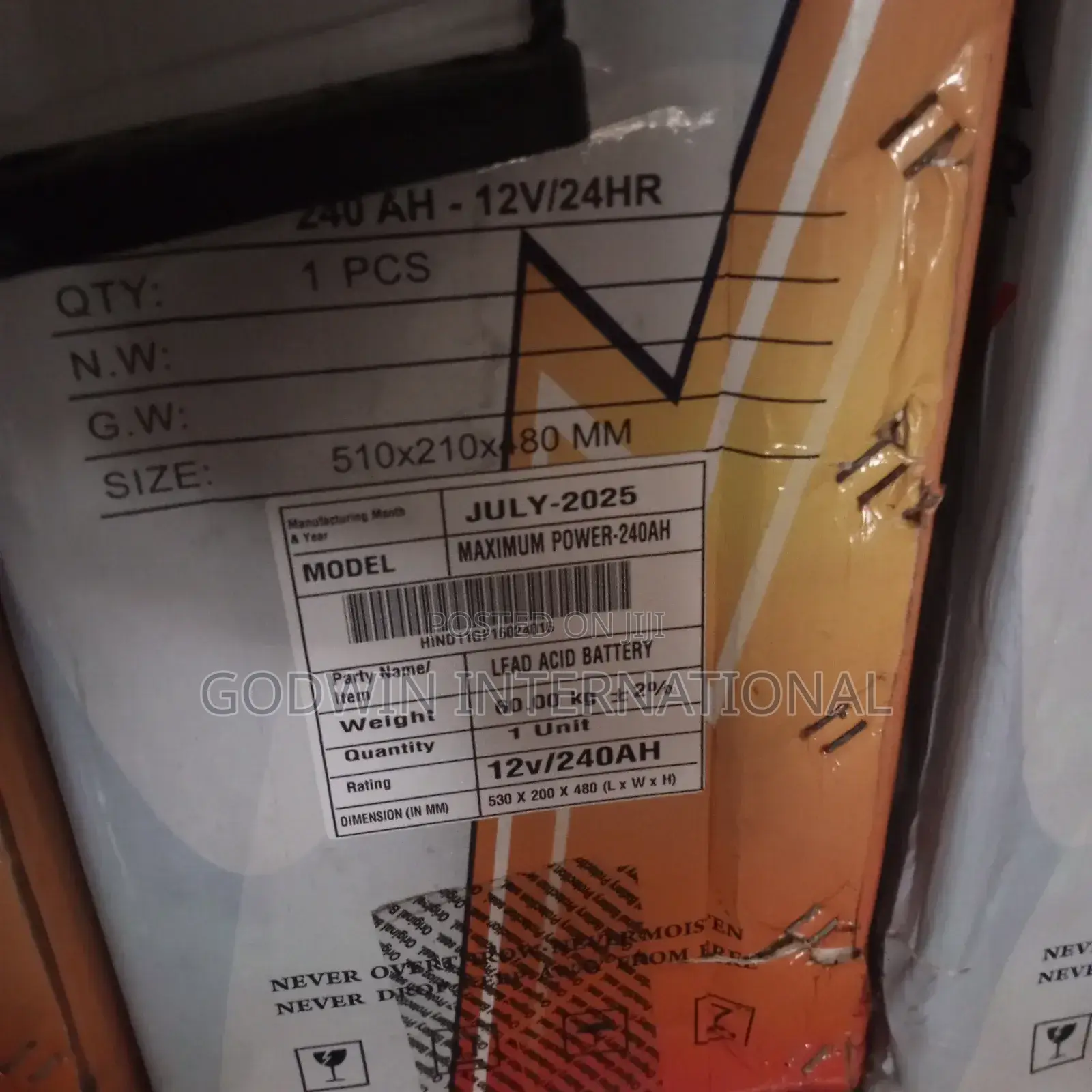 Maximum Tubular Battery 220amhs