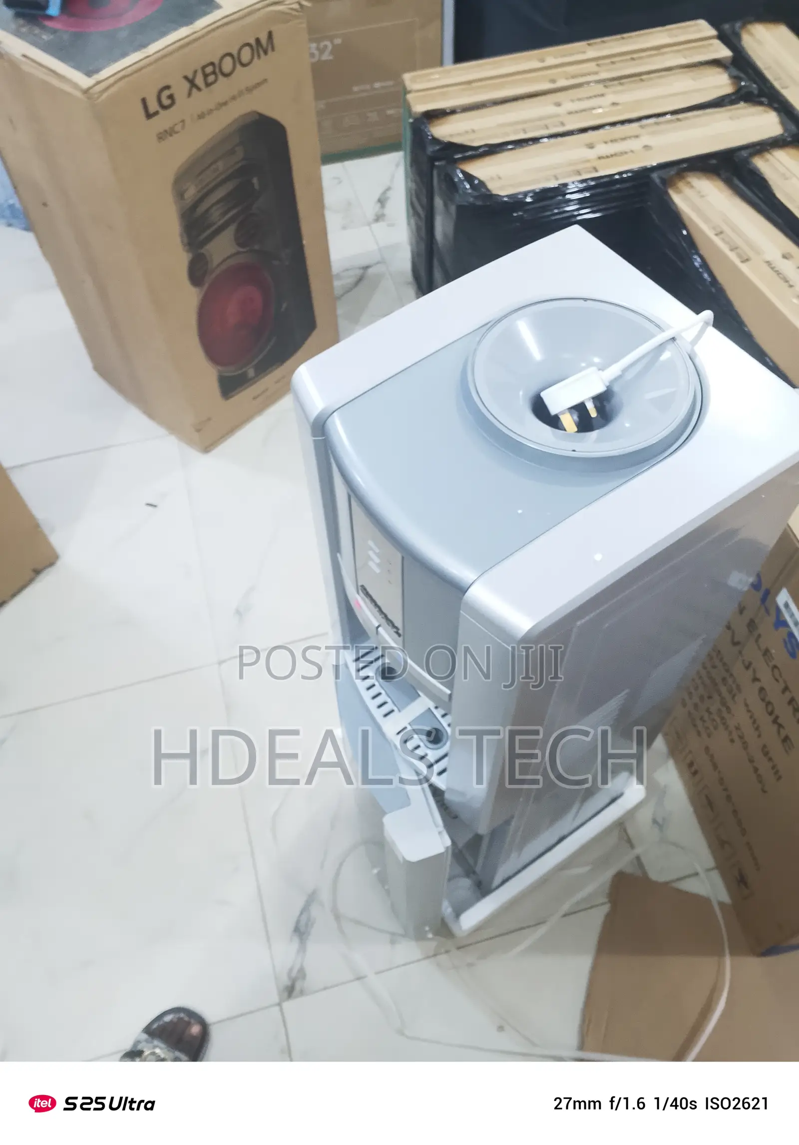 Cway Standing Water Cooler With Mini Fridge