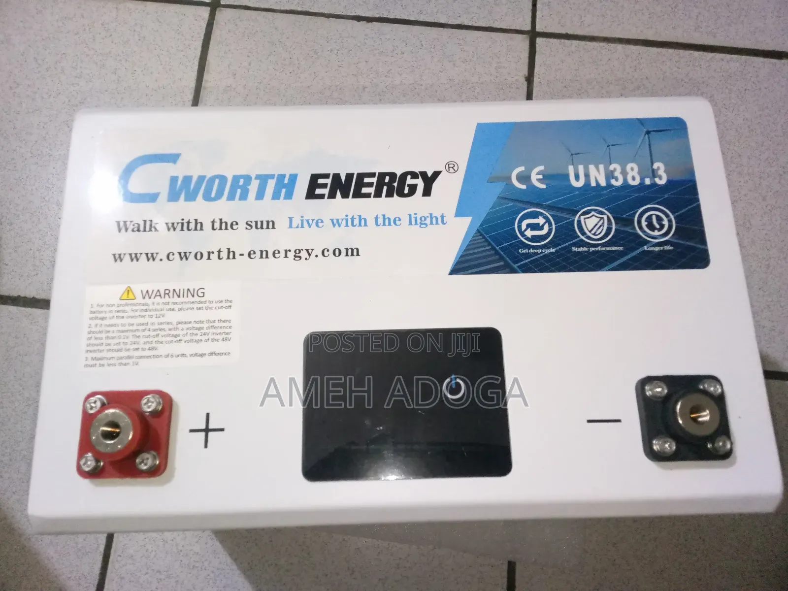 Cworth 12v 1.3kwh Lithium Battery With Free Delivery
