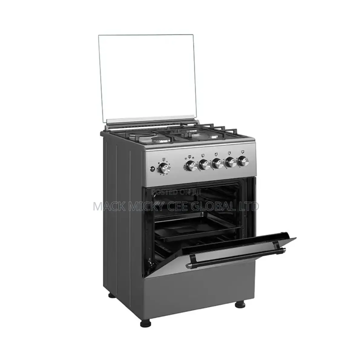 Maxi Gas Cooker 60x60 Cm (3+1) Burners Igl Inox (Tr)