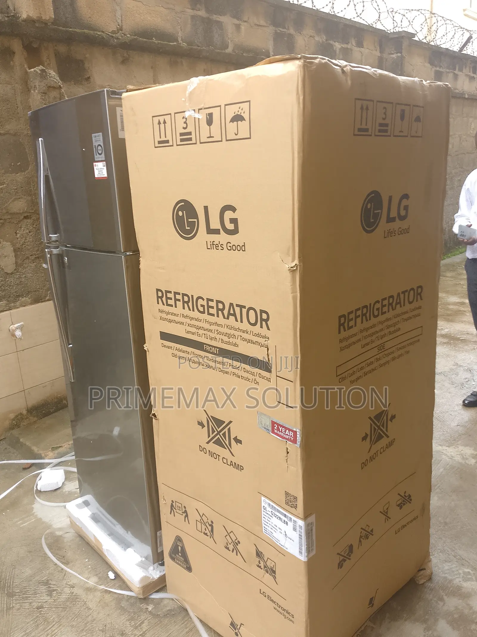 Lg 308l Double Door Refrigerator Gl-G322rlbb – Hygiene Fresh+ Filter